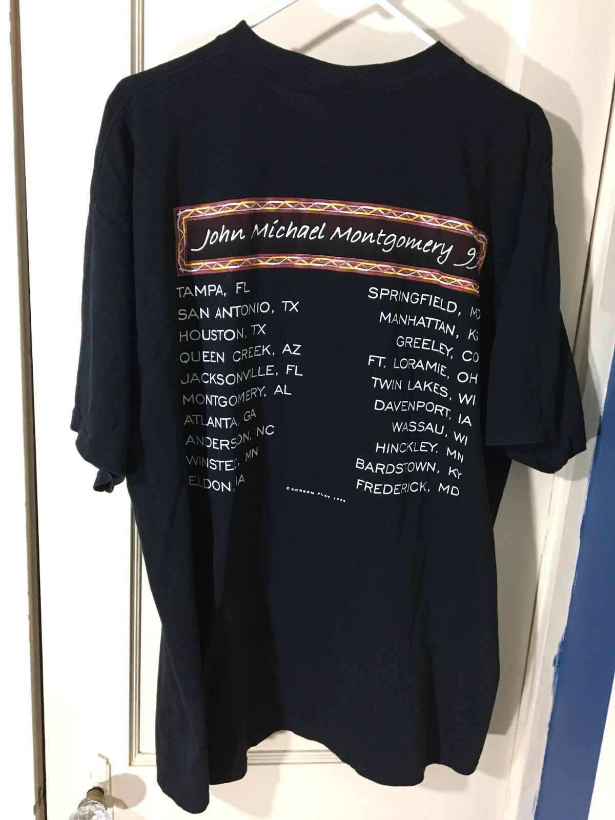 Vintage Vintage t shirt size XL John Michael Montgomery 90s Size US XL / EU 56 / 4 - 4 Thumbnail