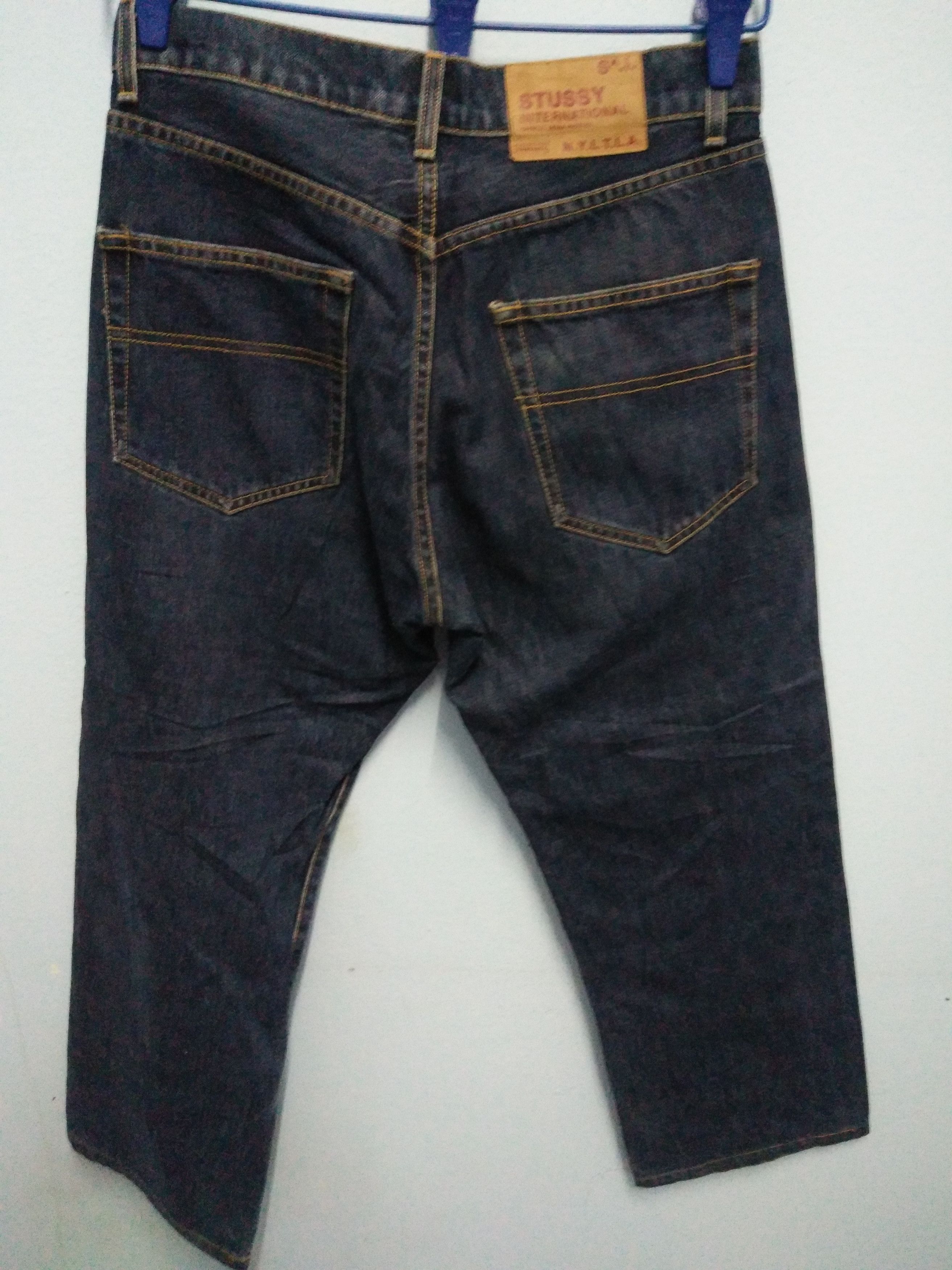 Stussy STUSSY DENIM JEANS SKATE STREET WEAR MADE IN USA Size US 31 - 5 Thumbnail