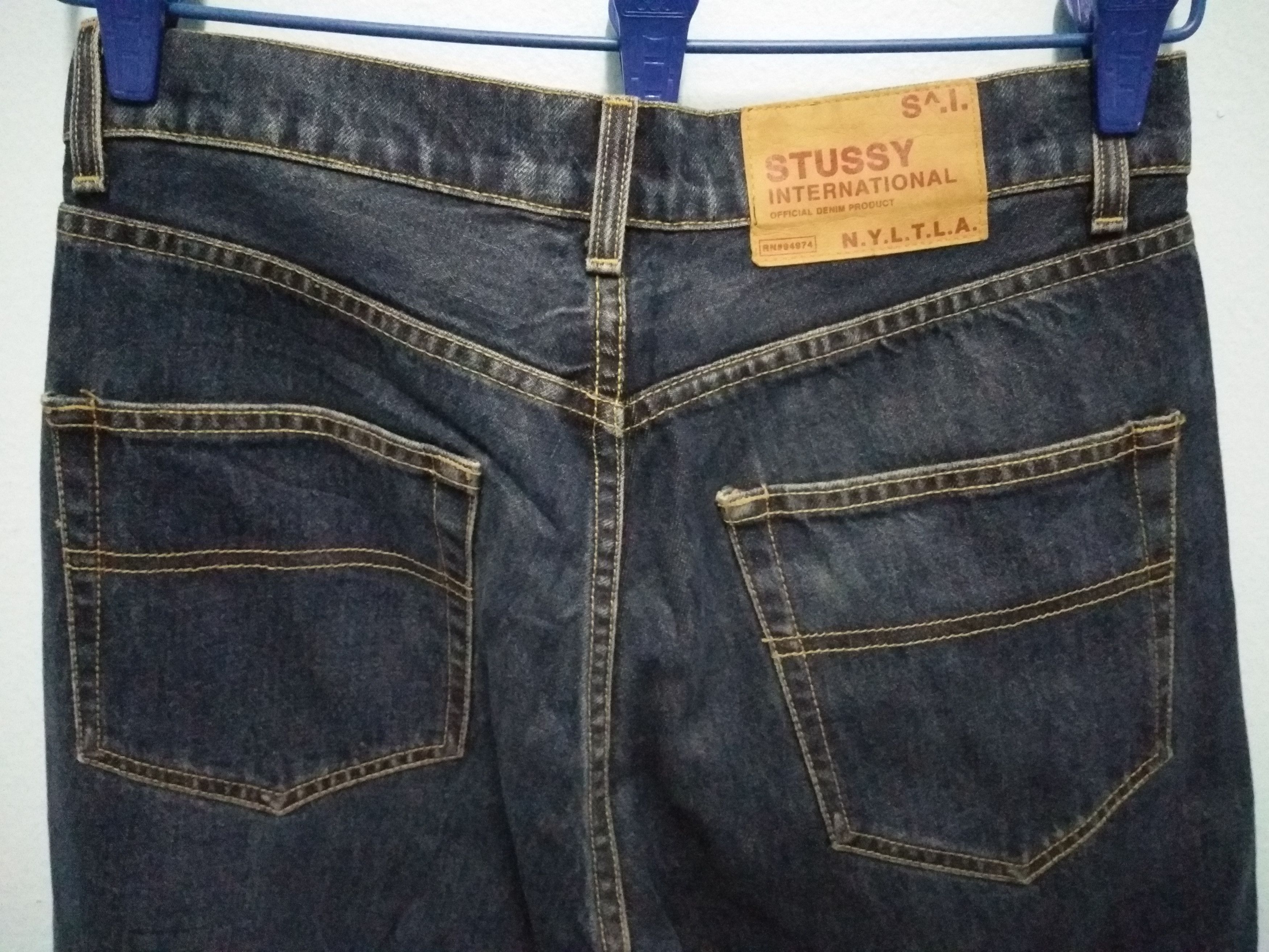 Stussy STUSSY DENIM JEANS SKATE STREET WEAR MADE IN USA Size US 31 - 6 Thumbnail