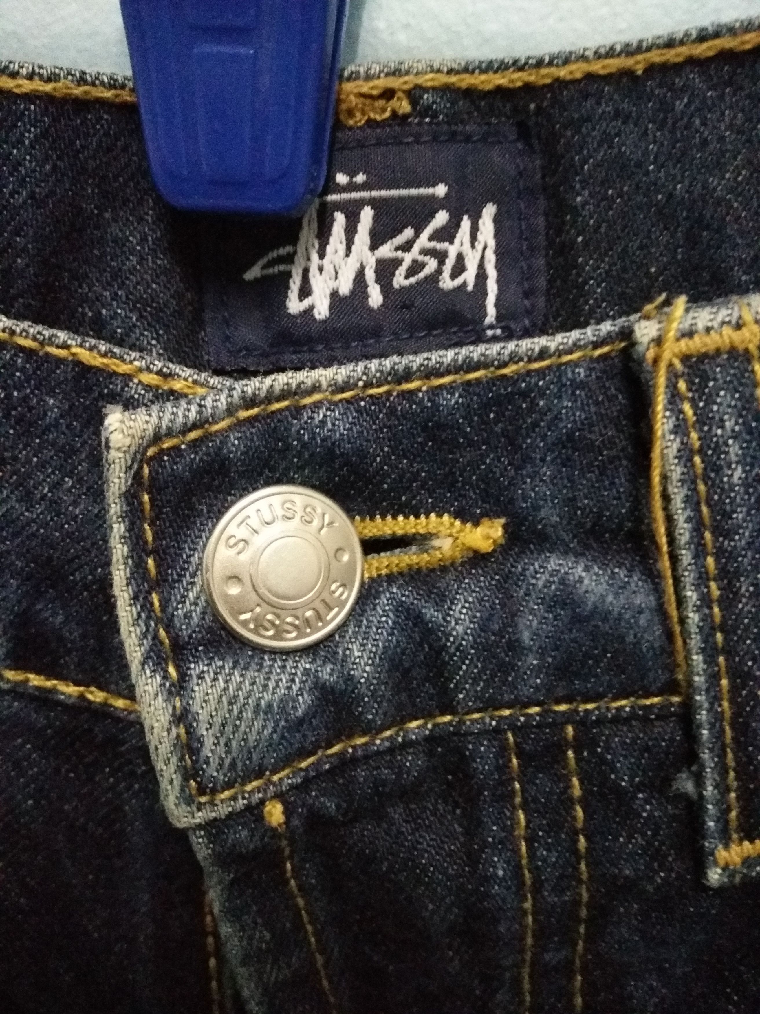 Stussy STUSSY DENIM JEANS SKATE STREET WEAR MADE IN USA Size US 31 - 3 Thumbnail