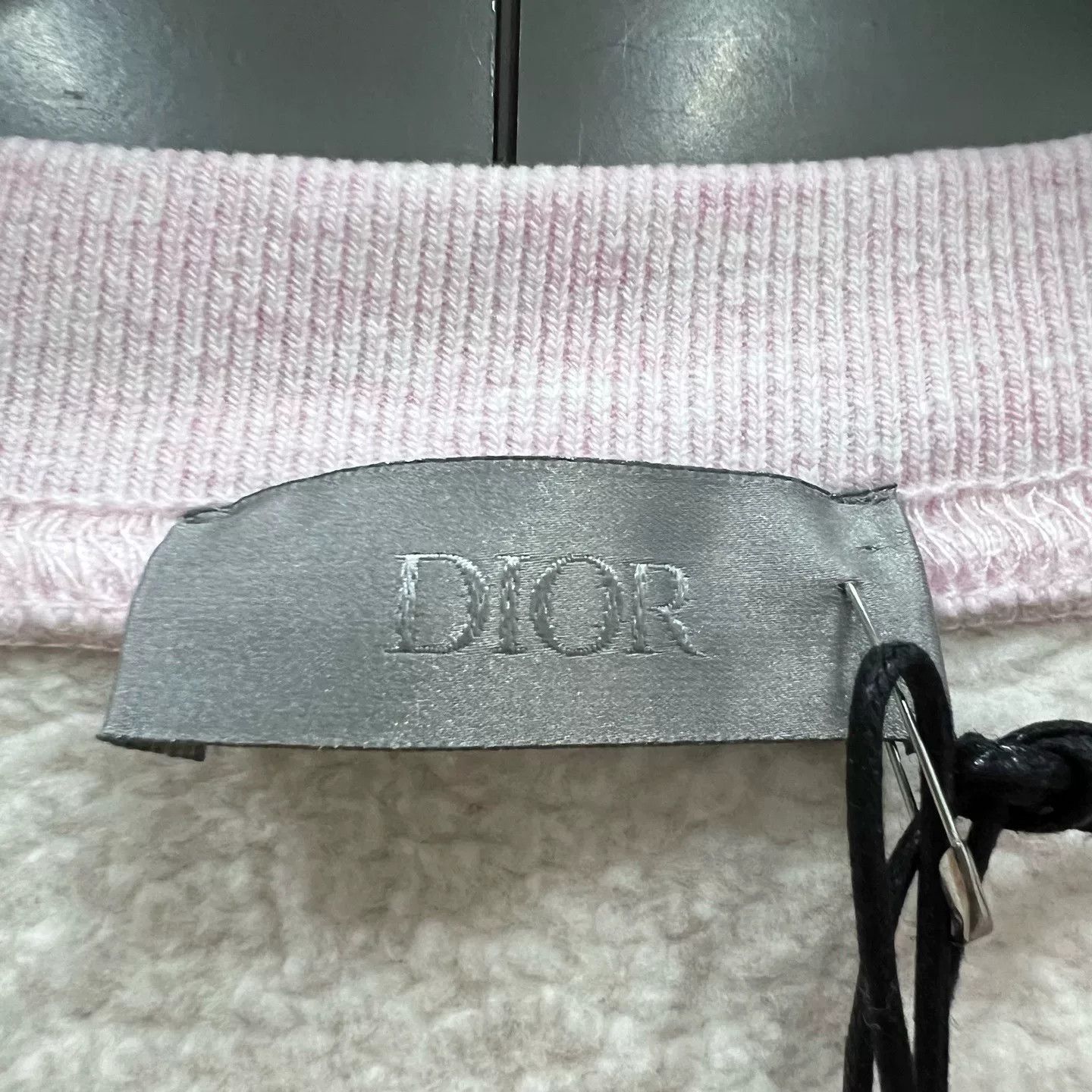 Dior pink embroidered logo sweatshirt by Dior Size XL / US 12-14 / IT 48-50 - 5 Thumbnail
