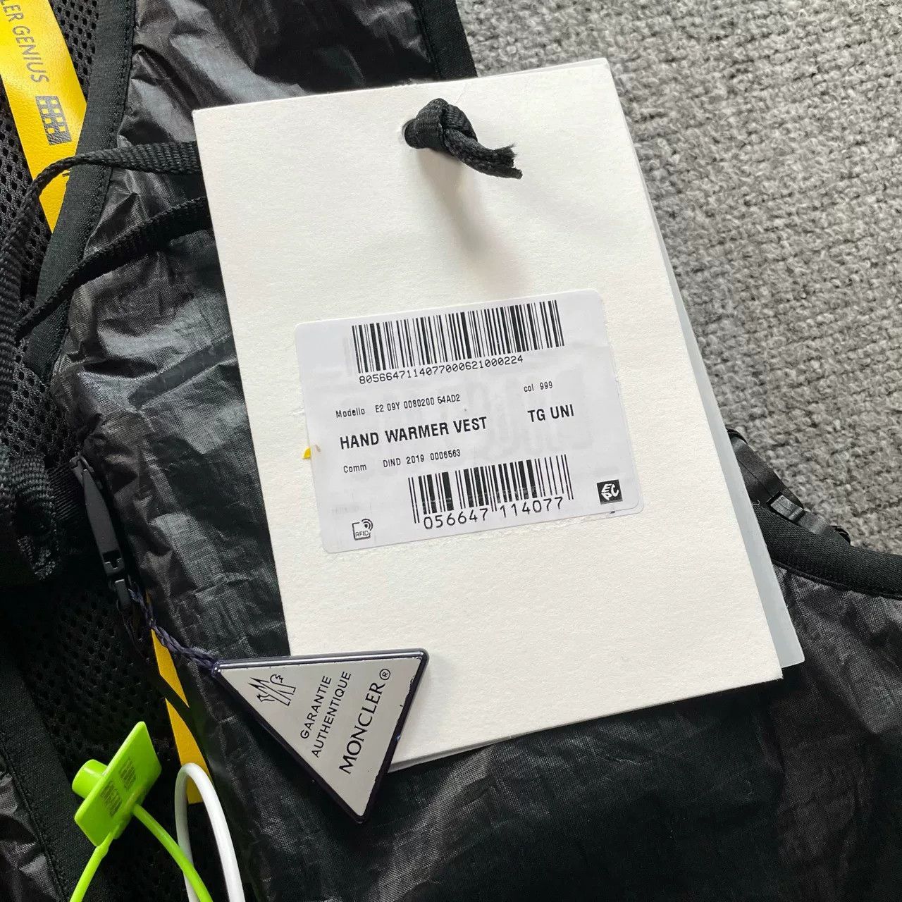 1017 ALYX 9SM moncler x alyx black tactical vest Size US M / EU 48-50 / 2 - 3 Thumbnail
