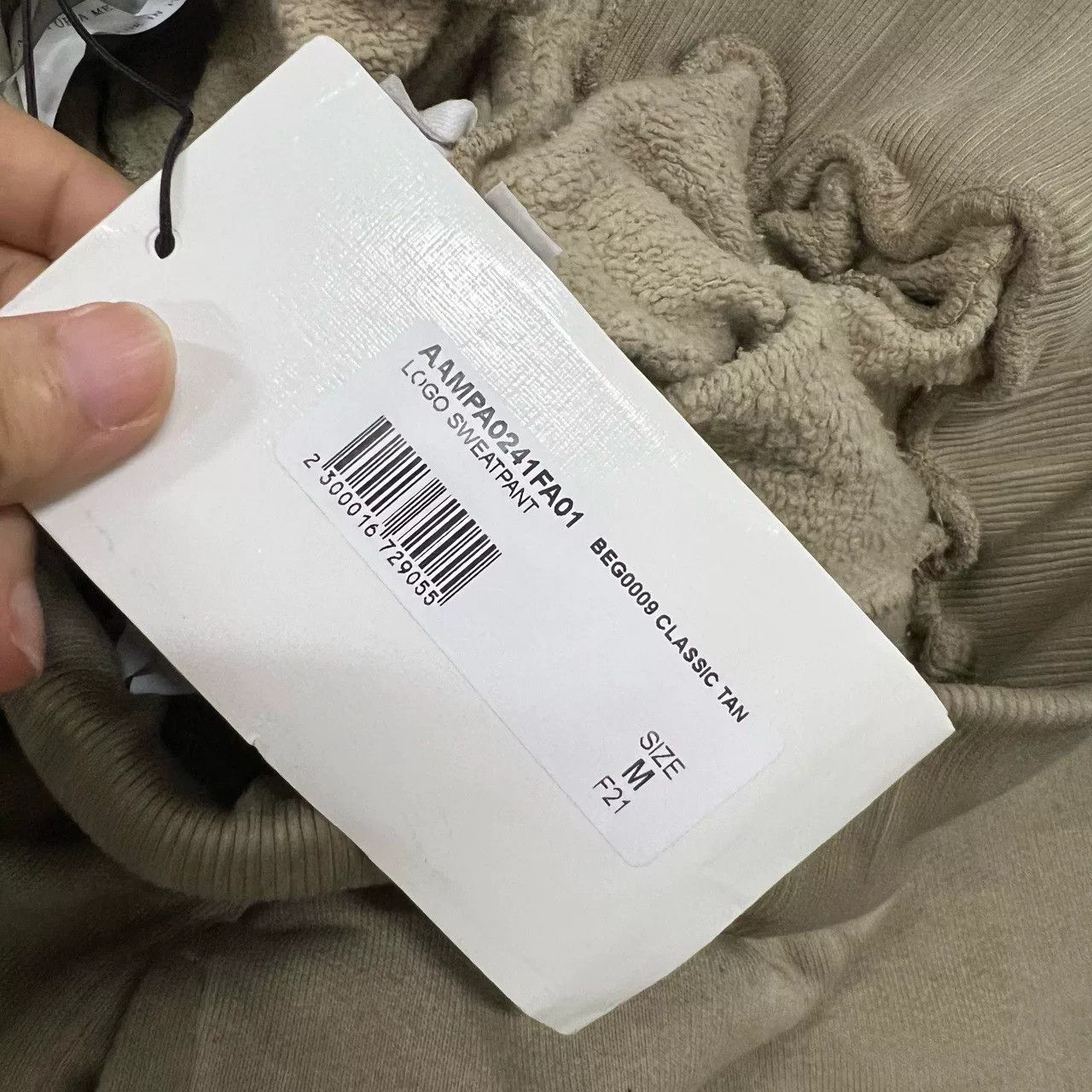 1017 ALYX 9SM khaki logo drawstring long pants Size US 30 / EU 46 - 5 Thumbnail
