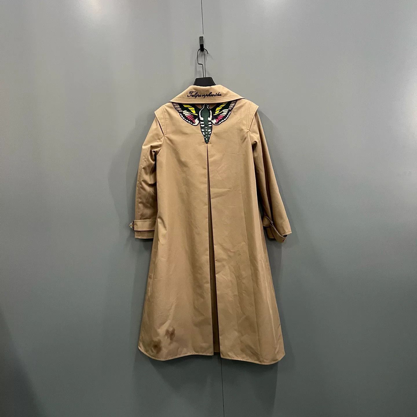 Gucci gucci check-collar trench coat size 44 Size L / US 10 / IT 46 - 3 Thumbnail