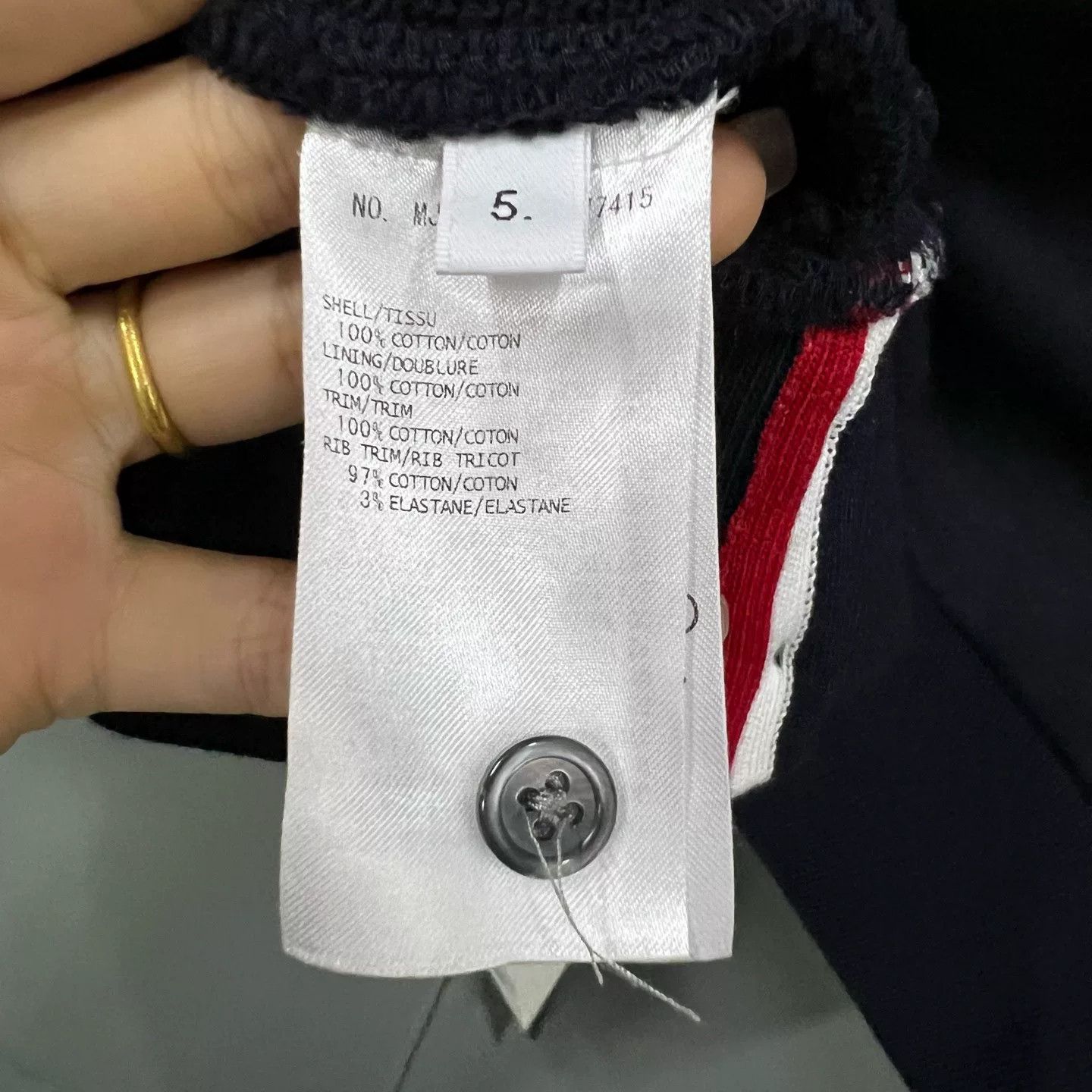Thom Browne thom browne striped zip-up hoodie Size US M / EU 48-50 / 2 - 4 Thumbnail