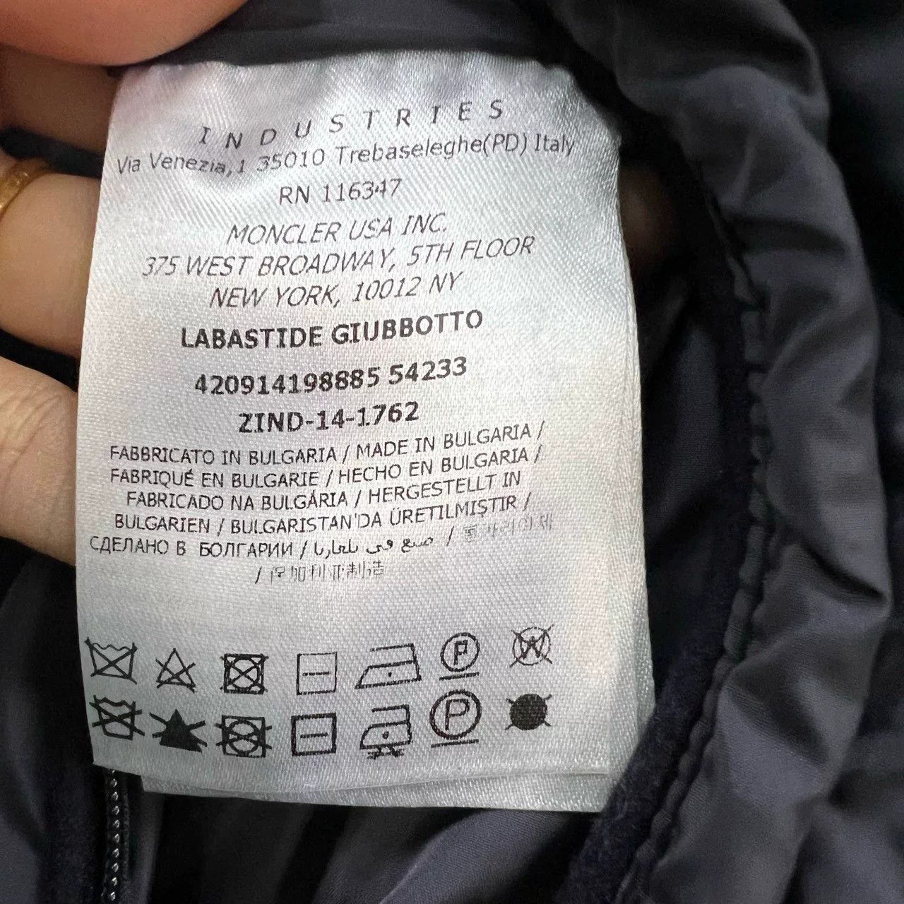 Moncler Moncler Color-Block Quilted Down Jacket Size US M / EU 48-50 / 2 - 5 Thumbnail