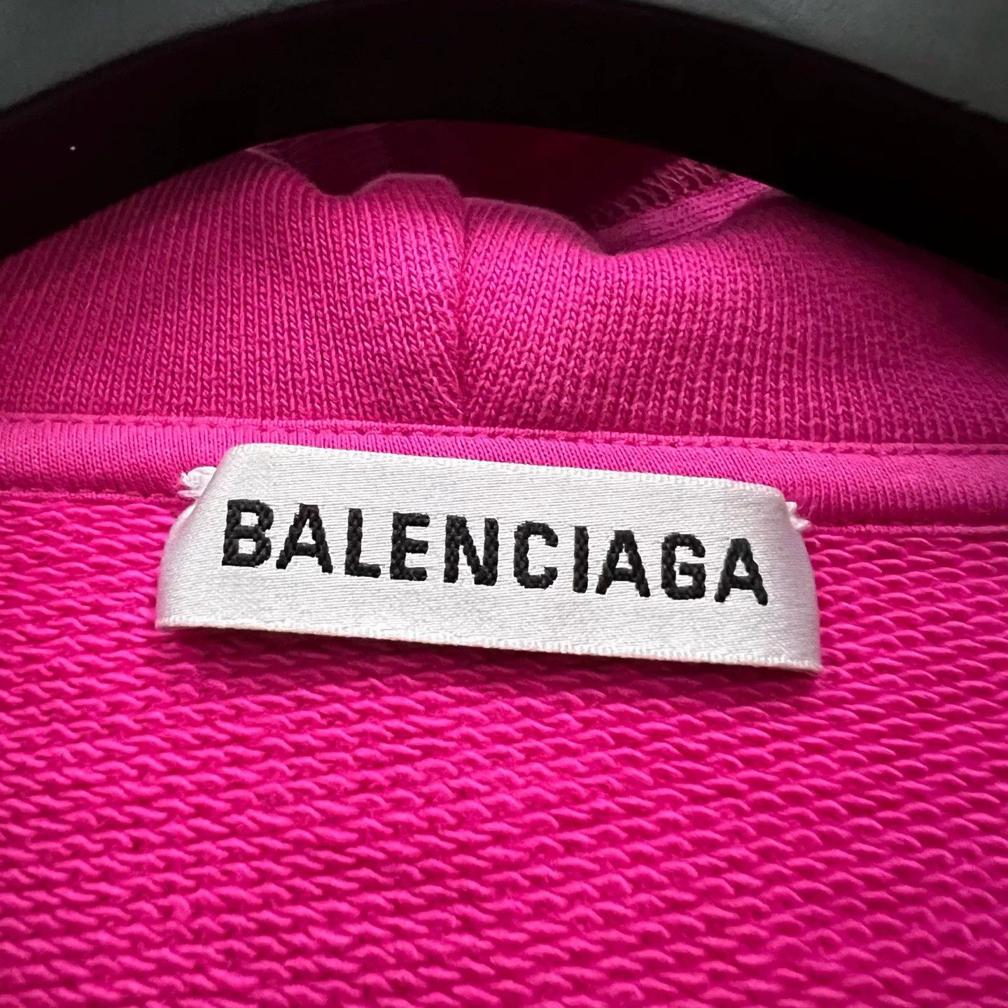 Balenciaga Balenciaga Pink Logo Hoodie Size S Size US S / EU 44-46 / 1 - 2 Thumbnail