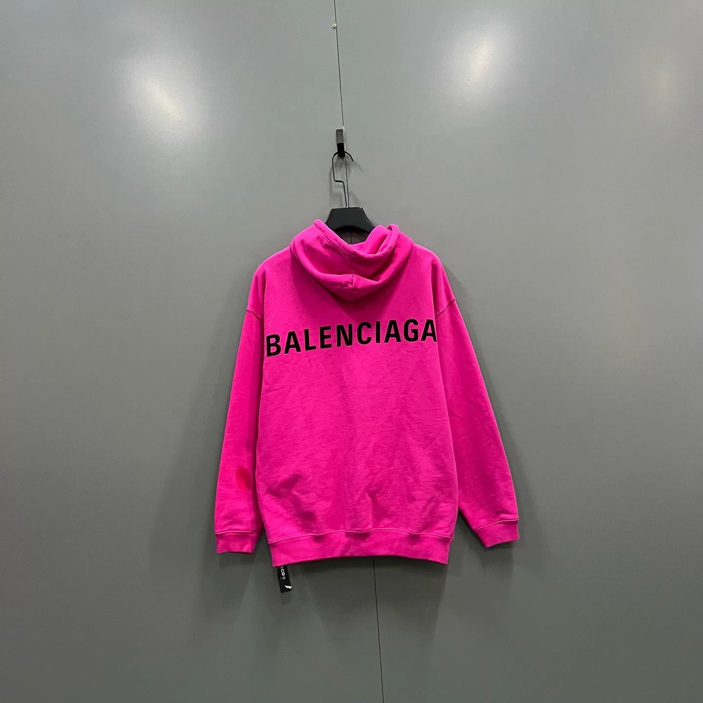Balenciaga Balenciaga Pink Logo Hoodie Size S Size US S / EU 44-46 / 1 - 3 Thumbnail