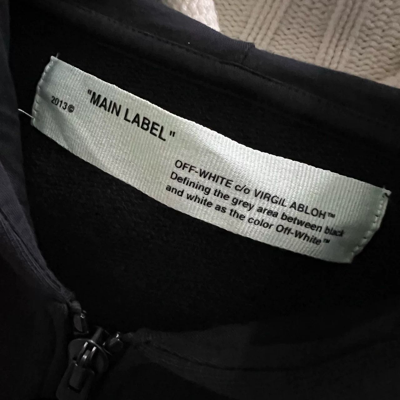Off-White OFF White Black Floral Zip Hoodie Size XXS / US 00 / IT 34 - 3 Thumbnail