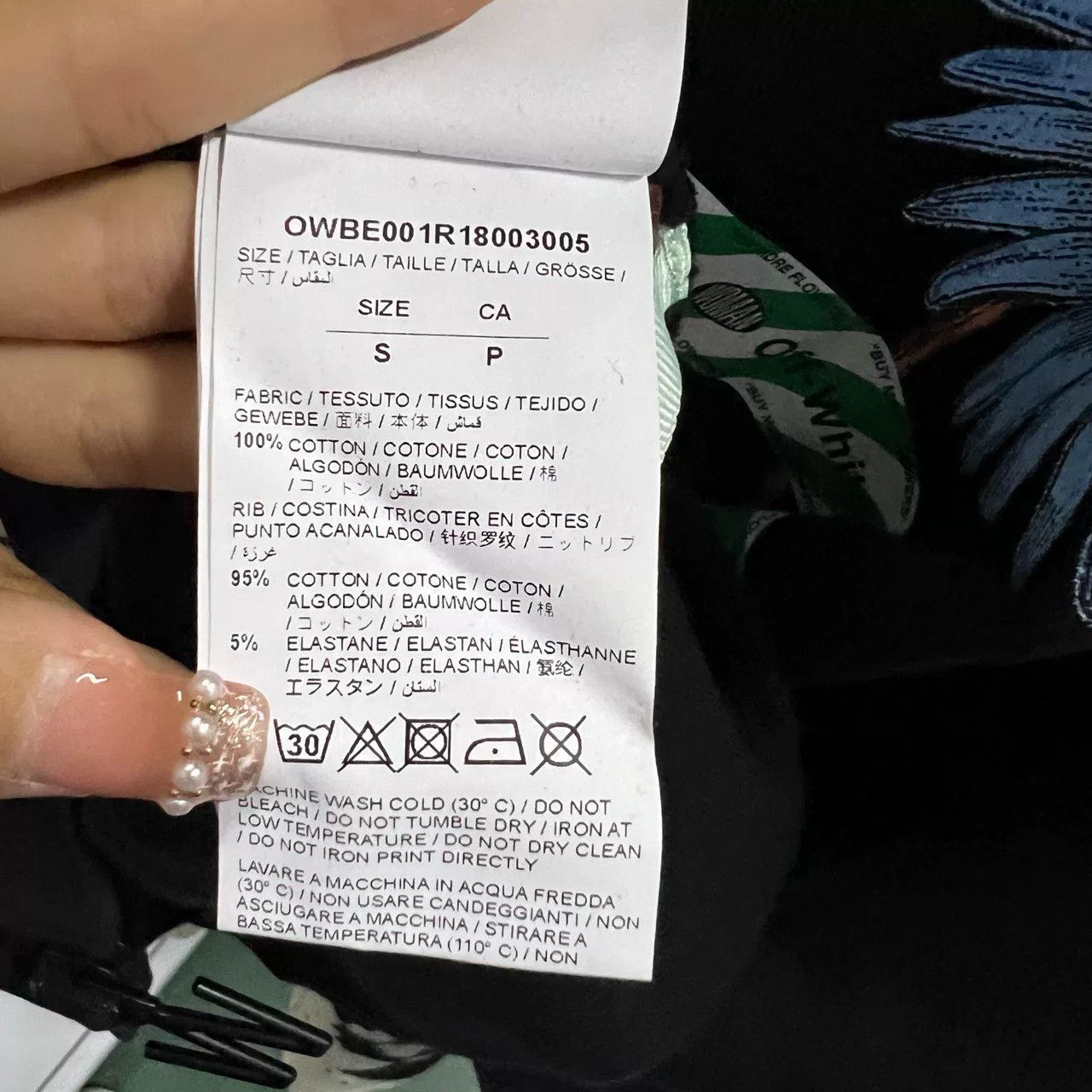 Off-White OFF White Black Floral Zip Hoodie Size XXS / US 00 / IT 34 - 4 Thumbnail