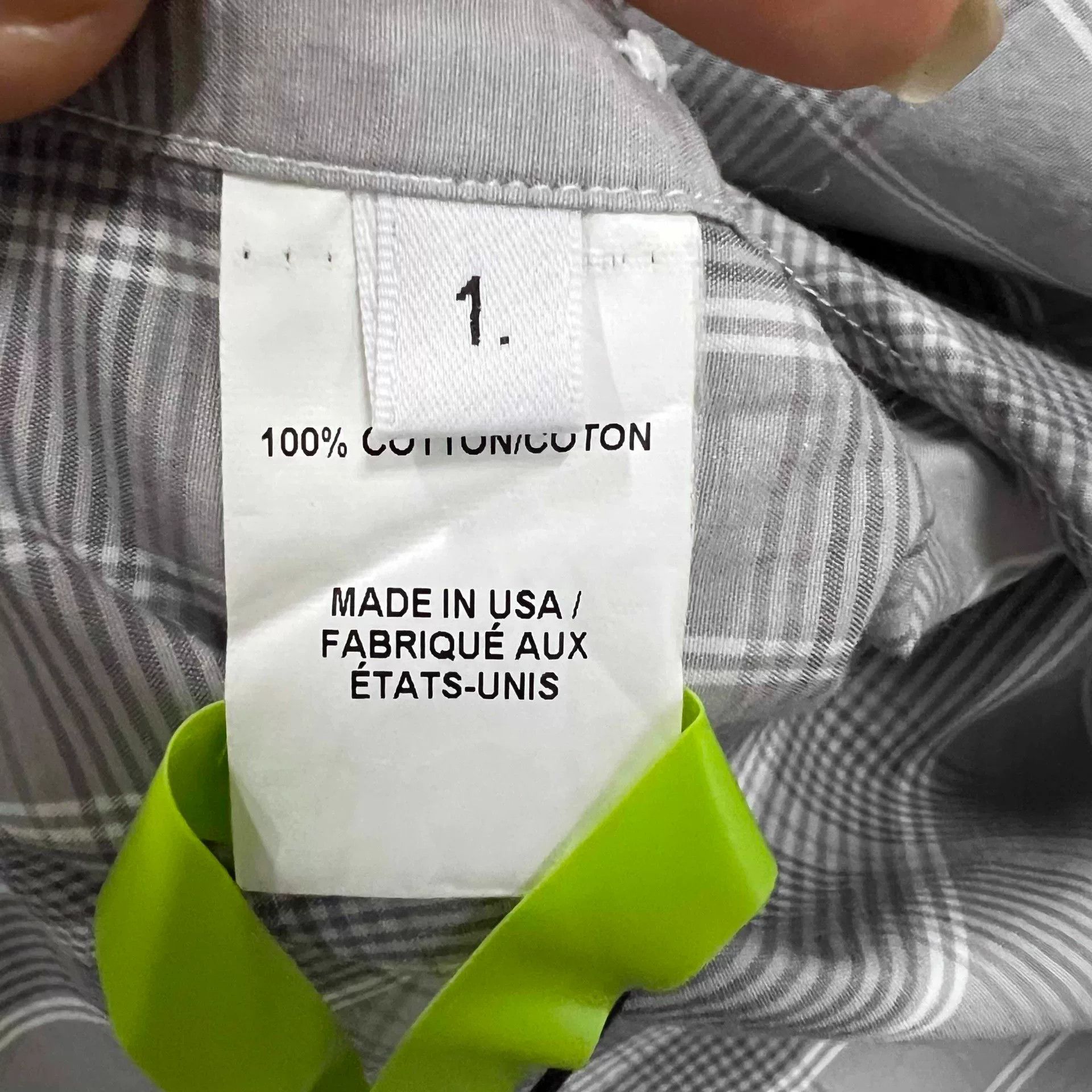 Thom Browne thom browne gray checkered shirt size l Size US M / EU 48-50 / 2 - 5 Thumbnail
