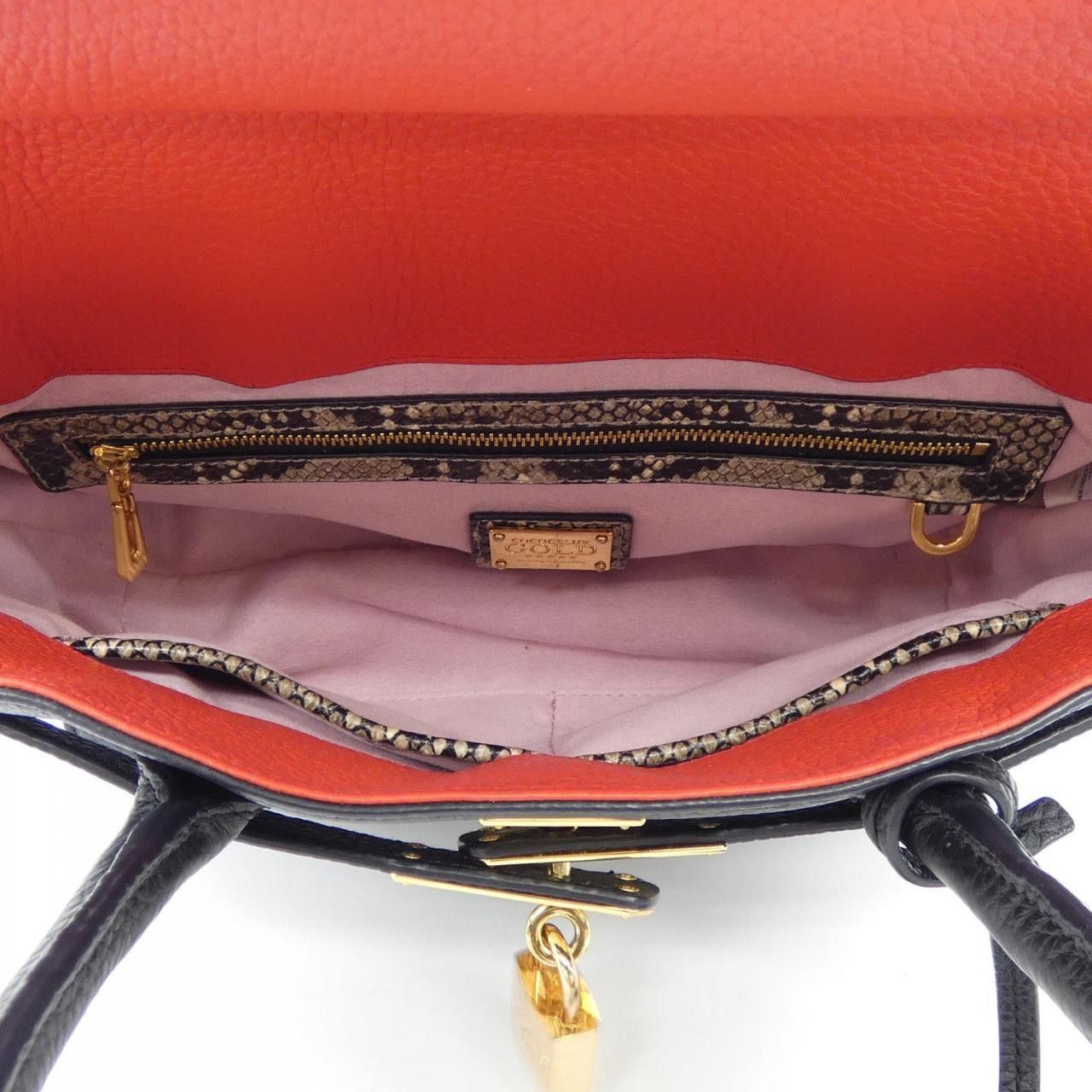 Other Other COCOCELUX GOLD Bag Leather Handbag DUTY FREE for USA Size ONE SIZE - 6 Thumbnail