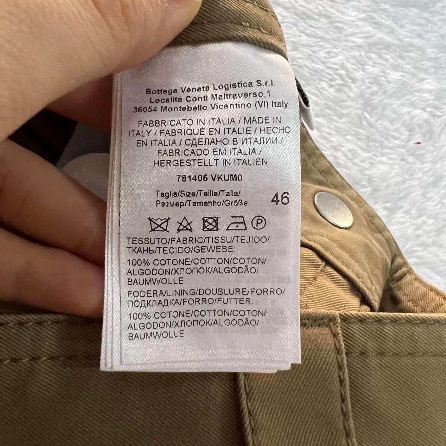 Bottega Veneta Bottega Veneta Khaki Cargo Pants Size 46 Size US 36 / EU 52 - 4 Thumbnail