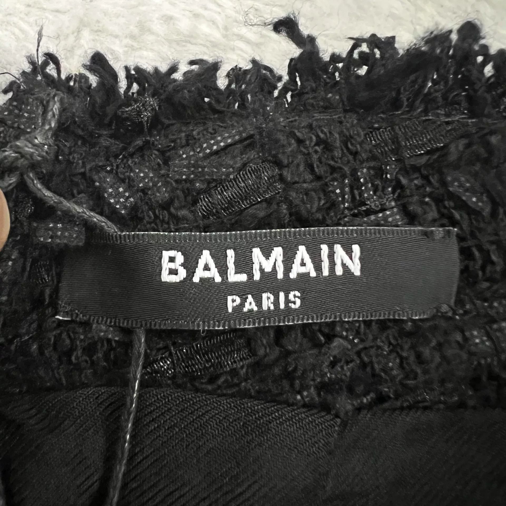 Balmain asymmetrical woven mini skirt by Balmain Size 34" / US 12 / IT 48 - 3 Thumbnail