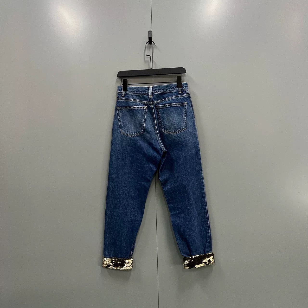 Saint Laurent Paris Saint Laurent Sequined Jeans Size 25 Size 25" / US 0 / IT 36 - 2 Thumbnail