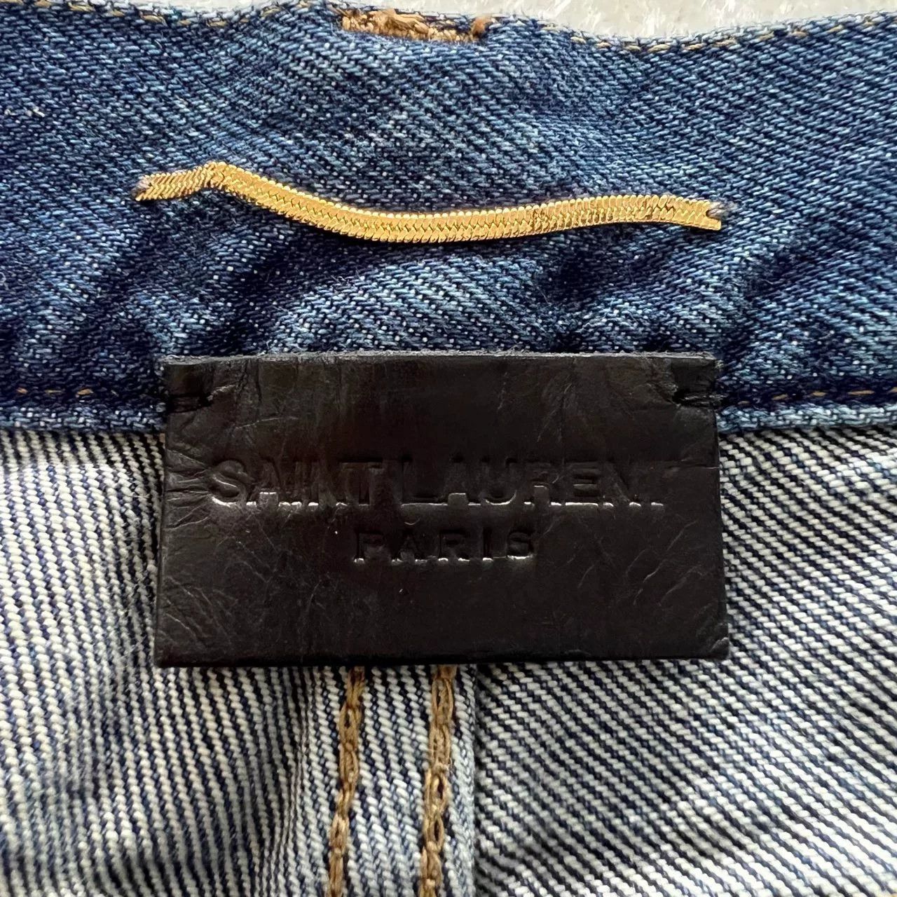 Saint Laurent Paris Saint Laurent Sequined Jeans Size 25 Size 25" / US 0 / IT 36 - 4 Thumbnail