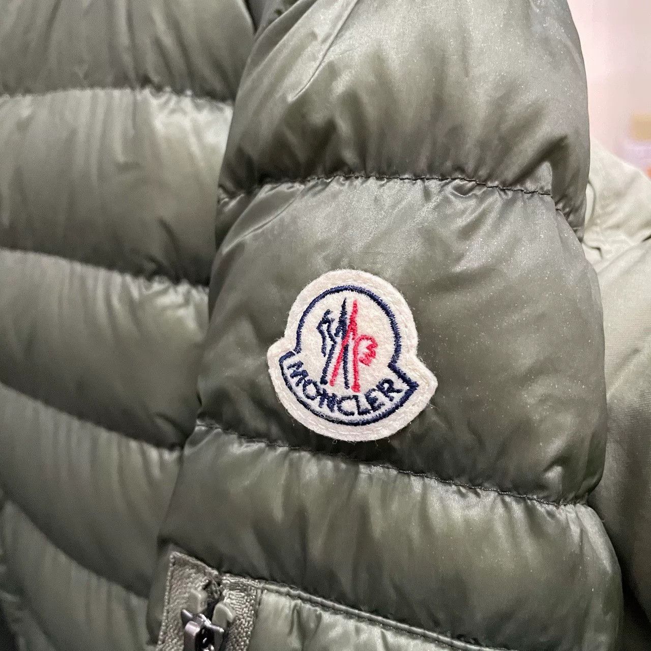 Moncler moncler green down jacket size 6 Size US L / EU 52-54 / 3 - 3 Thumbnail