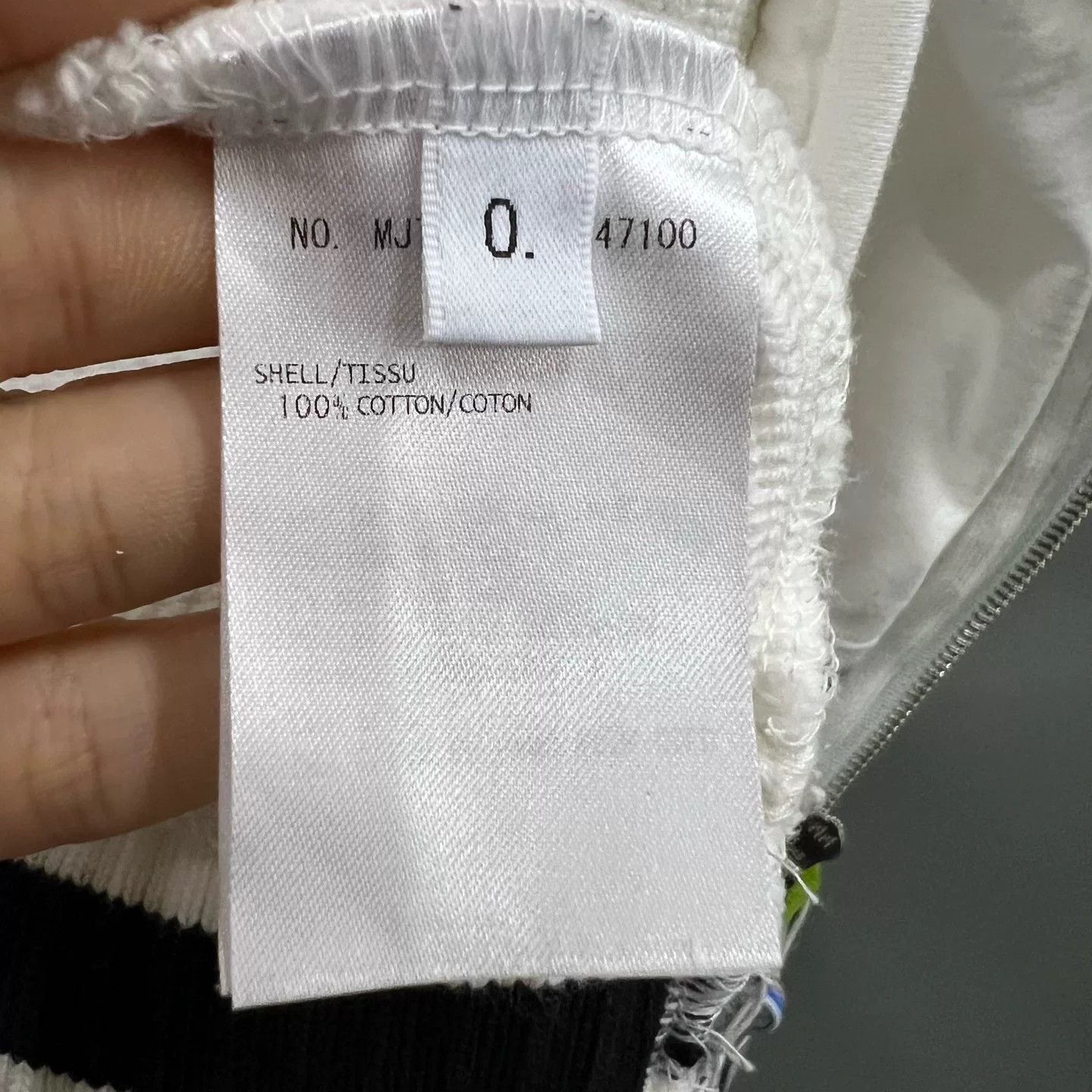 Thom Browne thom browne white striped zip-up hoodie Size US XXS / EU 40 - 4 Thumbnail