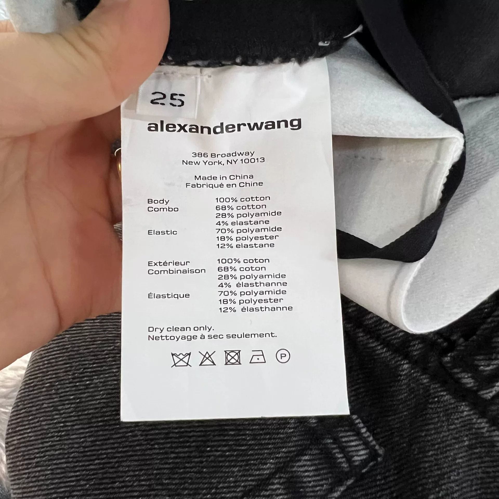 Alexander Wang alexander wang black high-waisted jeans size 25 Size 25" / US 0 / IT 36 - 4 Thumbnail