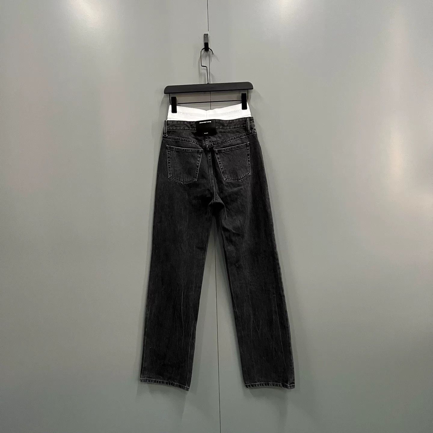 Alexander Wang alexander wang black high-waisted jeans size 25 Size 25" / US 0 / IT 36 - 2 Thumbnail