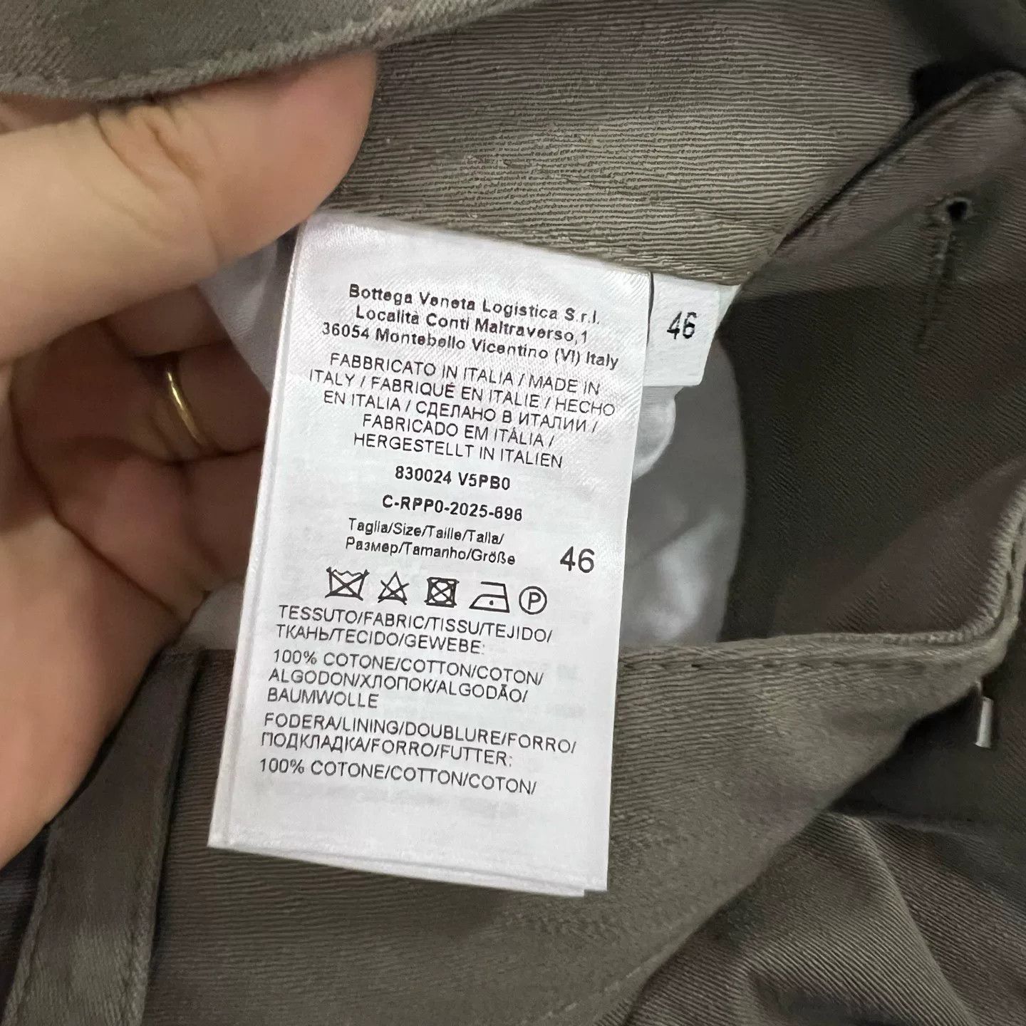 Bottega Veneta Bottega Veneta Beige Wide-Leg Cargo Pants Size US 36 / EU 52 - 4 Thumbnail