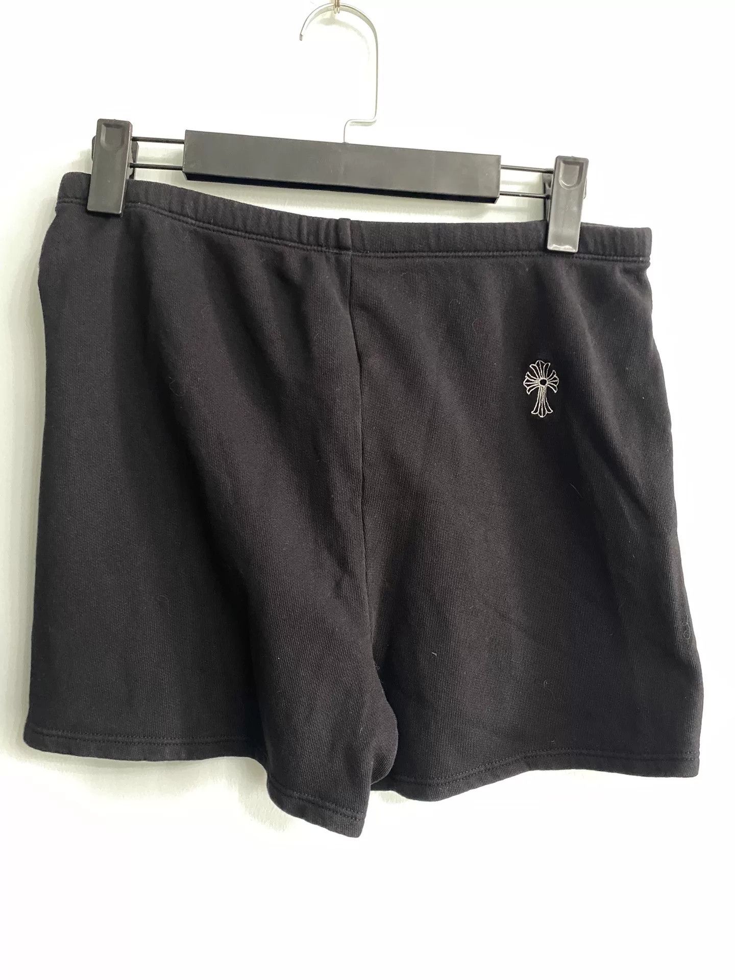 Chrome Hearts Chrome Hearts Black Logo Embroidered Shorts Size US 30 / EU 46 - 2 Thumbnail