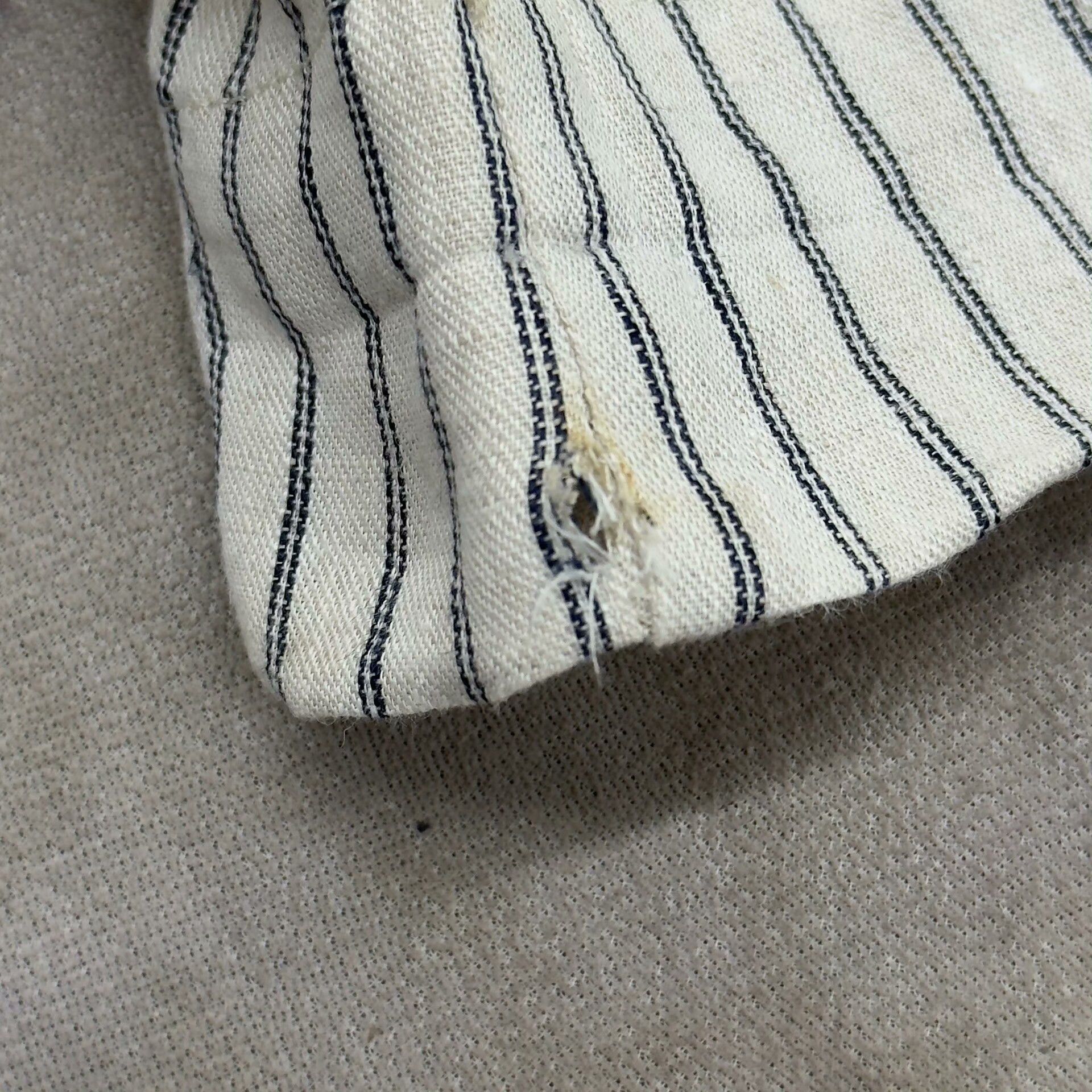 Visvim visvim ivory striped suspenders pants Size 22" - 5 Thumbnail