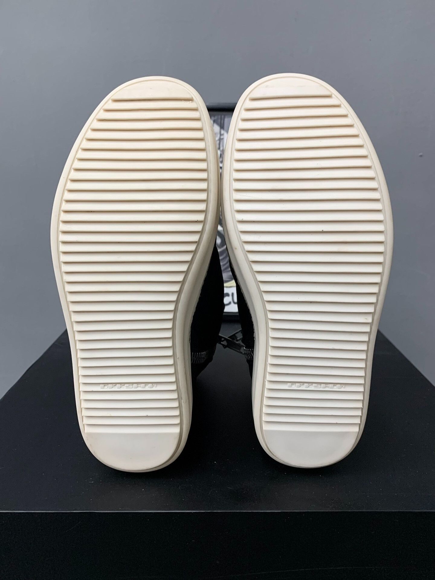 Rick Owens rick owens high-top black and white boots Size US 6 / EU 39 - 7 Thumbnail