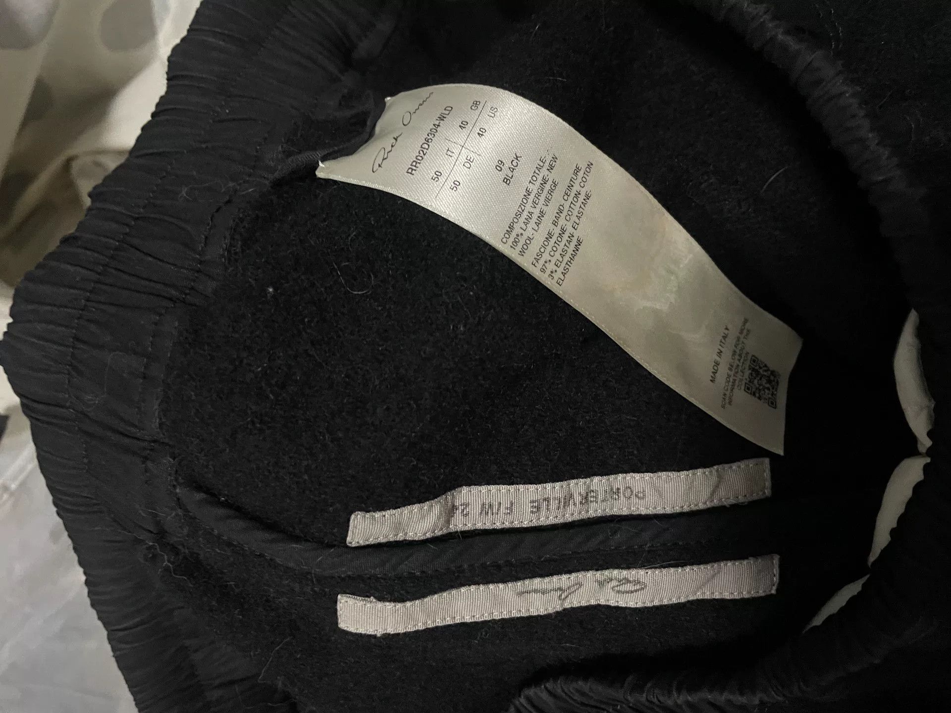 Rick Owens Rick Owens Porterville Wool Drawstring Shorts Size US 31 - 3 Thumbnail