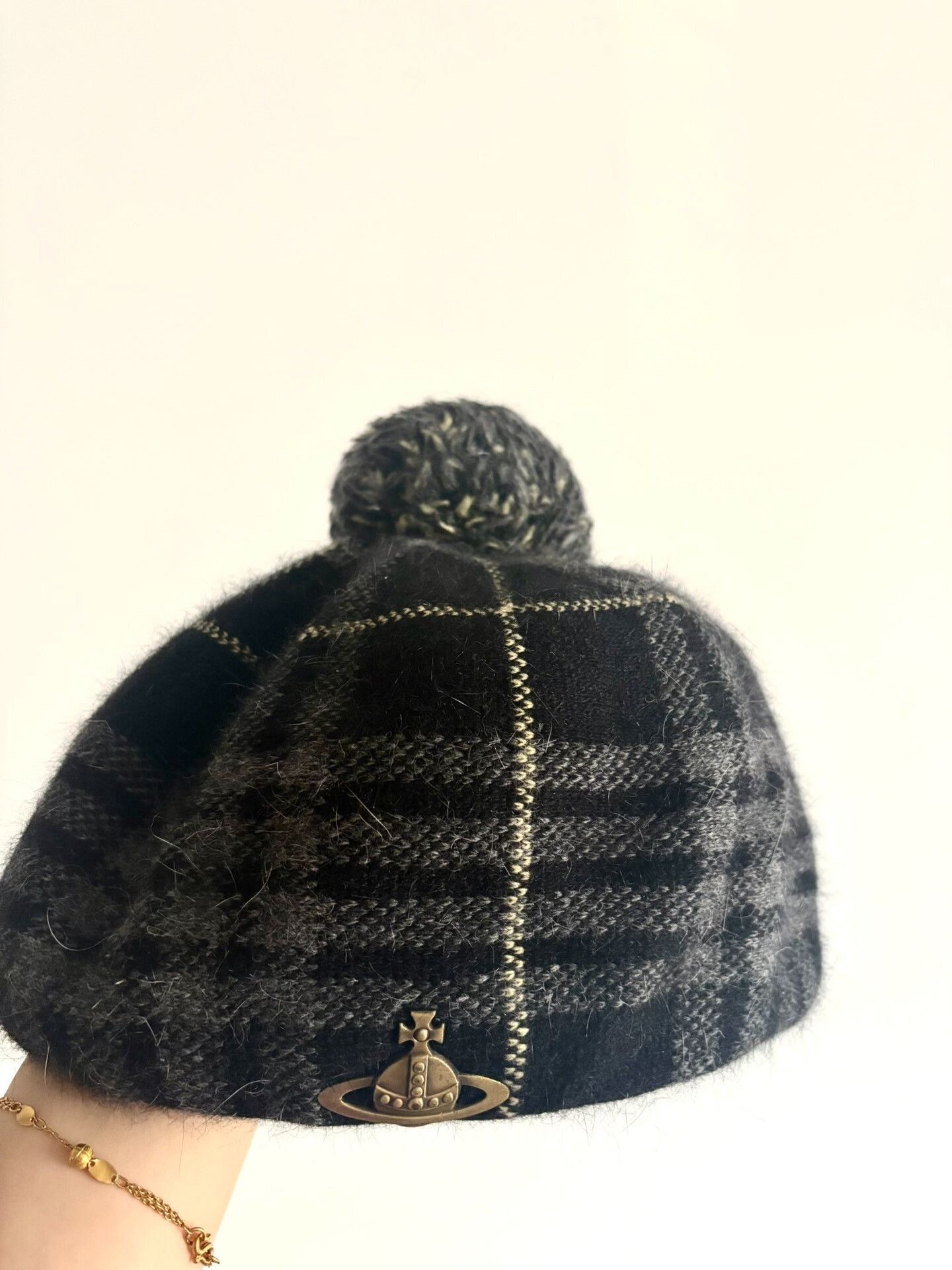 Vivienne Westwood vivienne westwood gray and black beret hat Size ONE SIZE - 3 Thumbnail