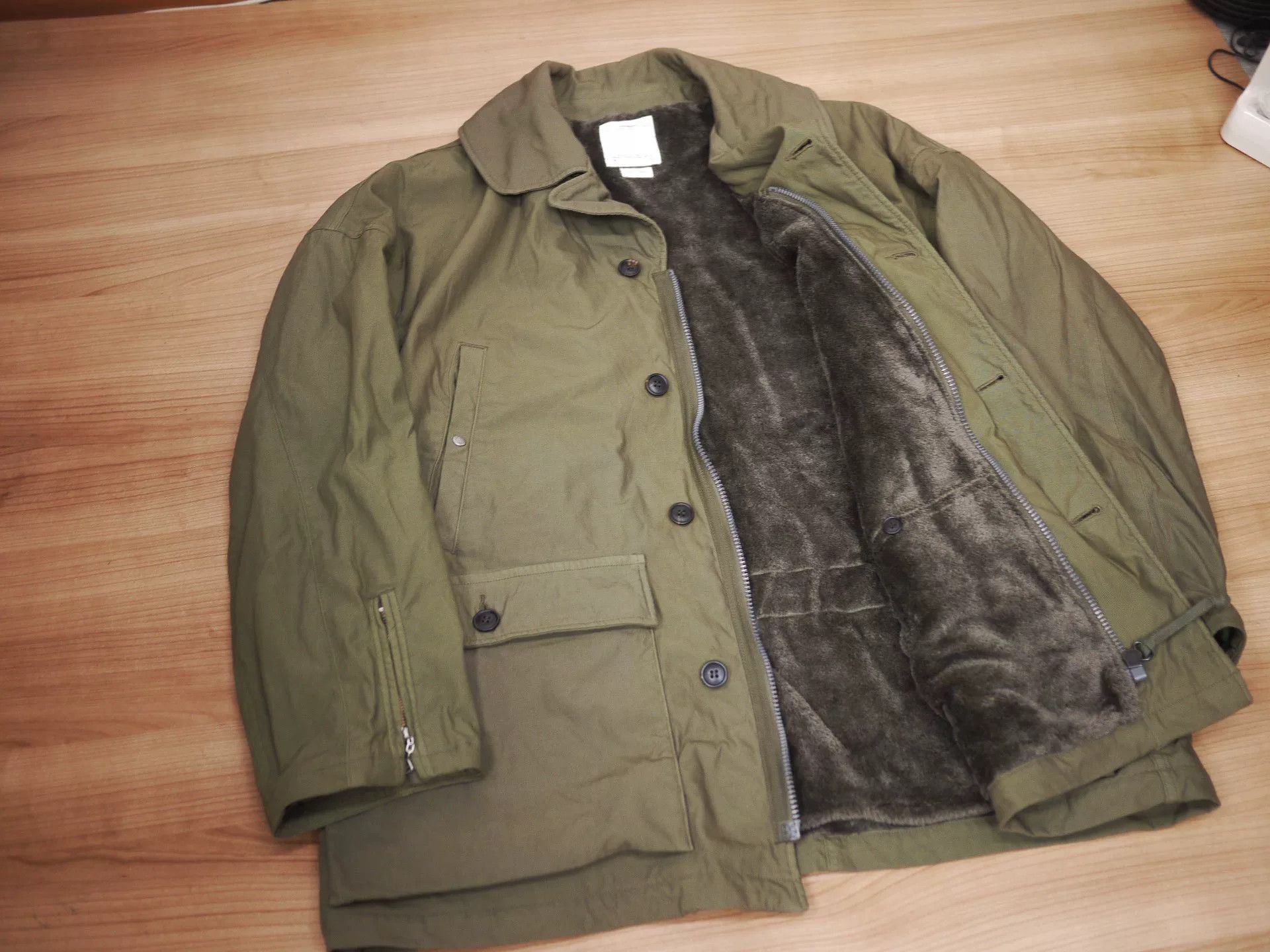 Visvim visvim payback coat in olive green Size US M / EU 48-50 / 2 - 5 Thumbnail