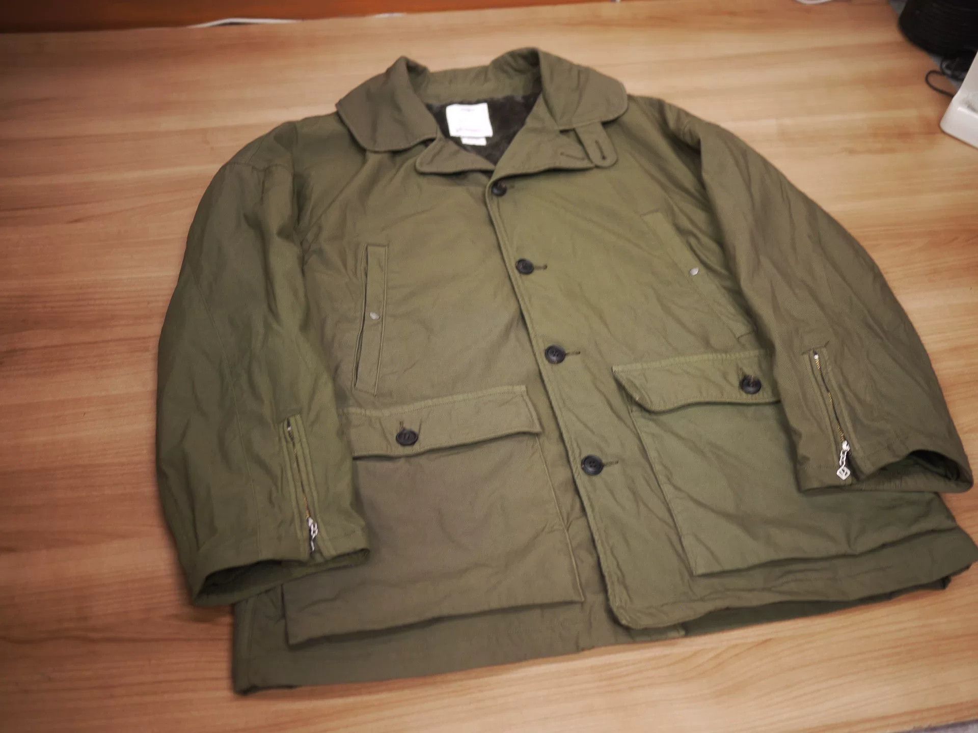 Visvim visvim payback coat in olive green Size US M / EU 48-50 / 2 - 2 Thumbnail