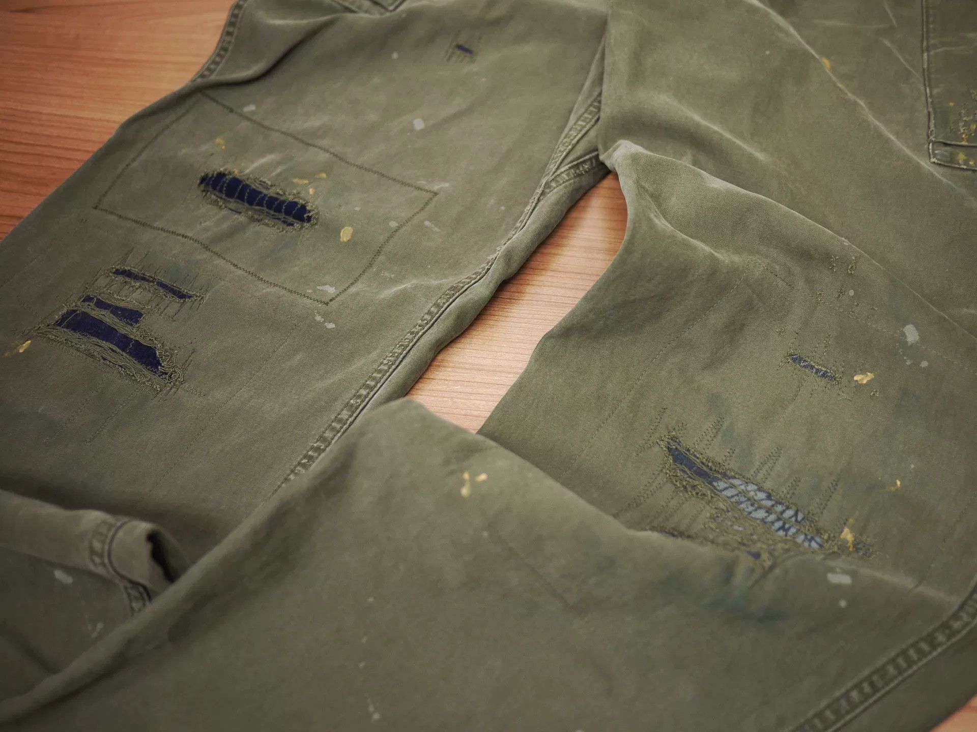 Visvim visvim veterans pants crash kofu green Size US 34 / EU 50 - 3 Thumbnail