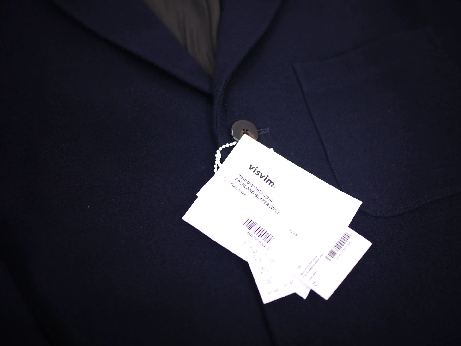 Visvim Navy Visvim Falkland Blazer for Men Size US L / EU 52-54 / 3 - 6 Thumbnail