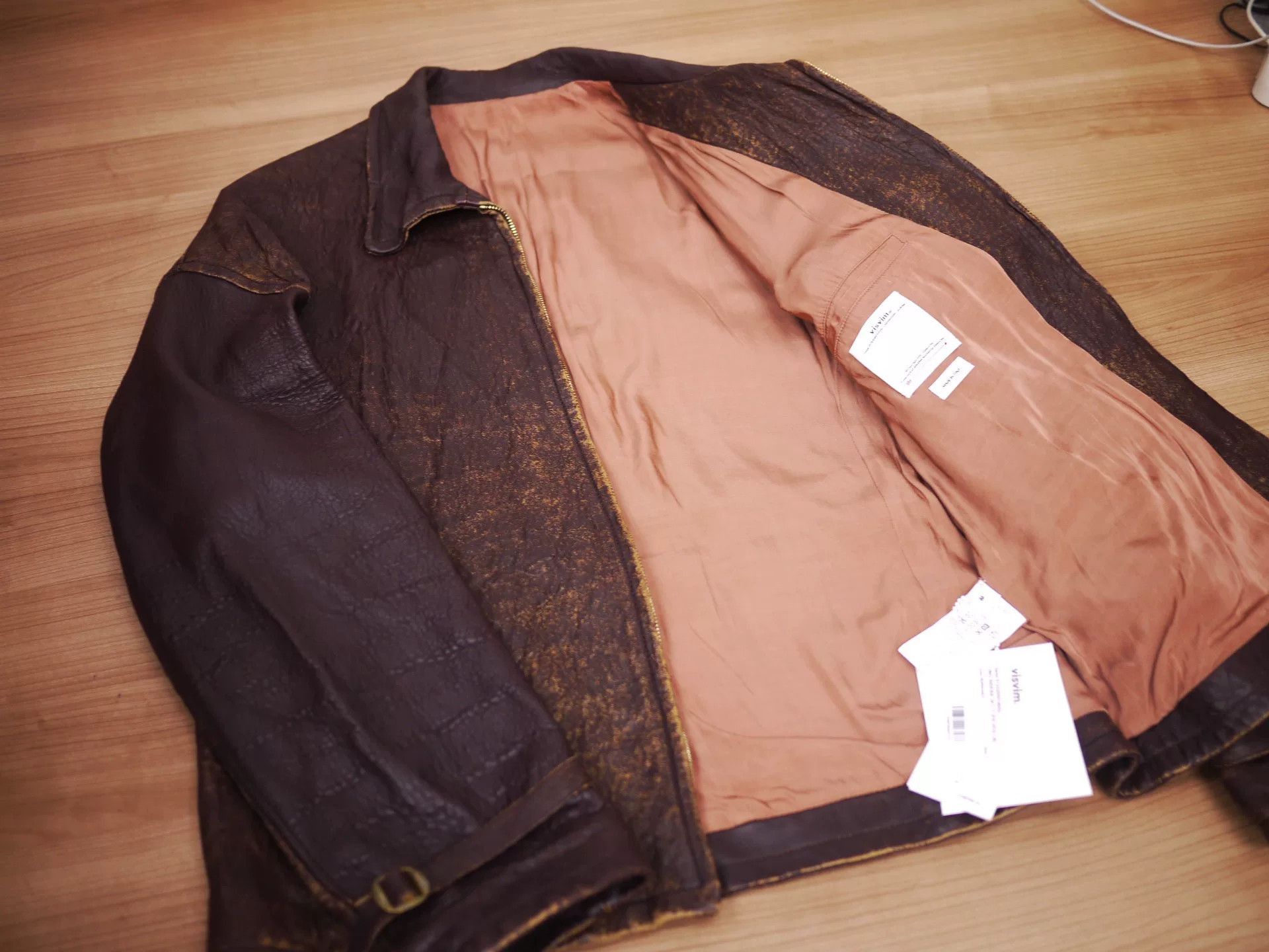 Visvim visvim 23aw uno riders jacket burgundy Size US S / EU 44-46 / 1 - 6 Thumbnail
