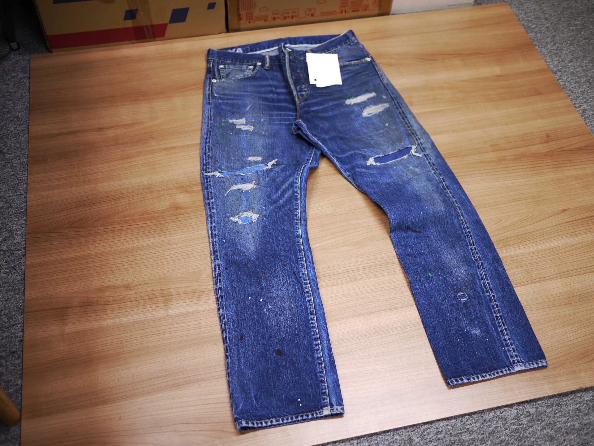 Visvim visvim social sculpture dry denim 4 pants Size US 34 / EU 50 - 2 Thumbnail