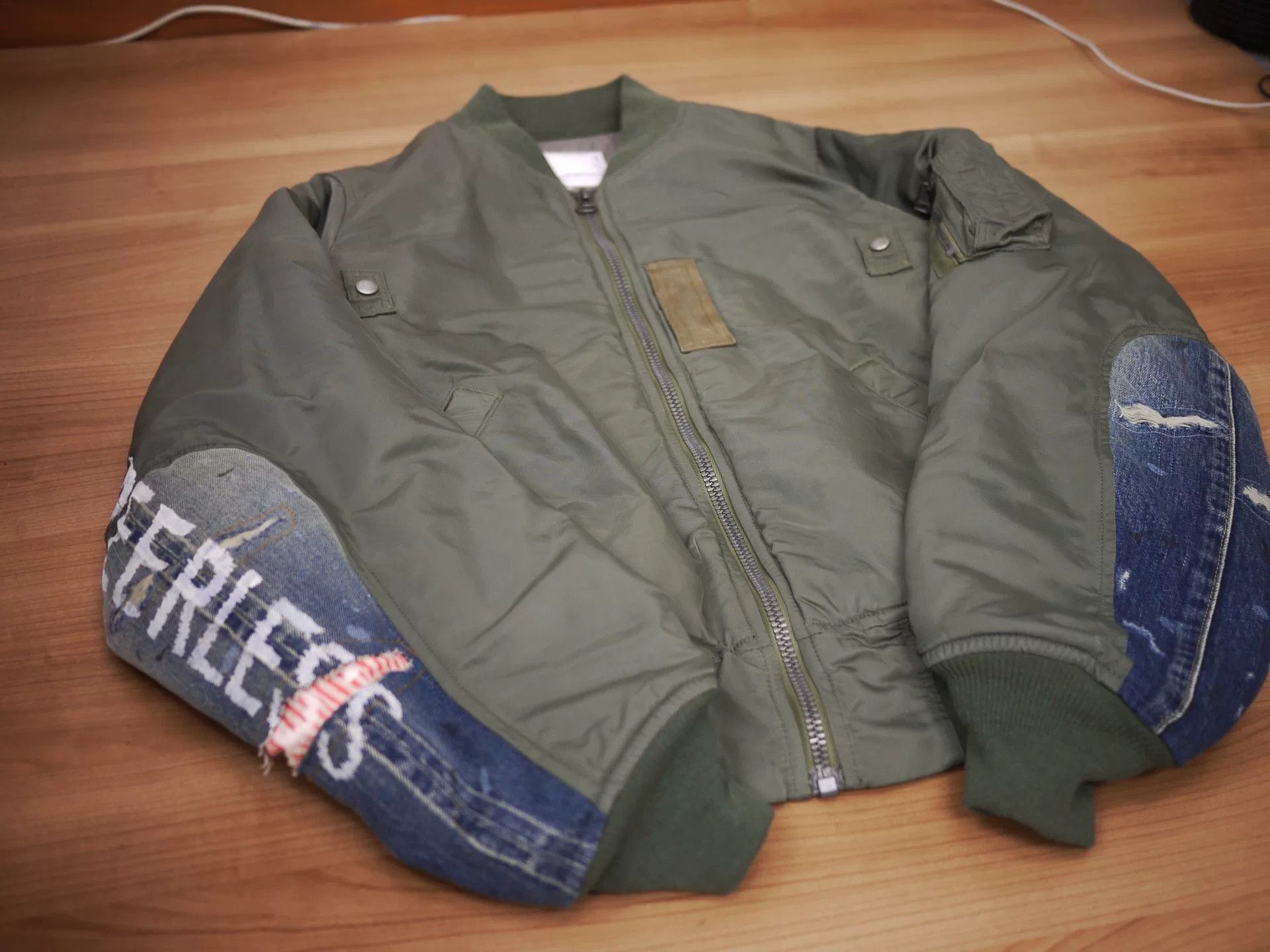 Visvim visvim thorson jkt ma1 collage jacket Size US M / EU 48-50 / 2 - 2 Thumbnail