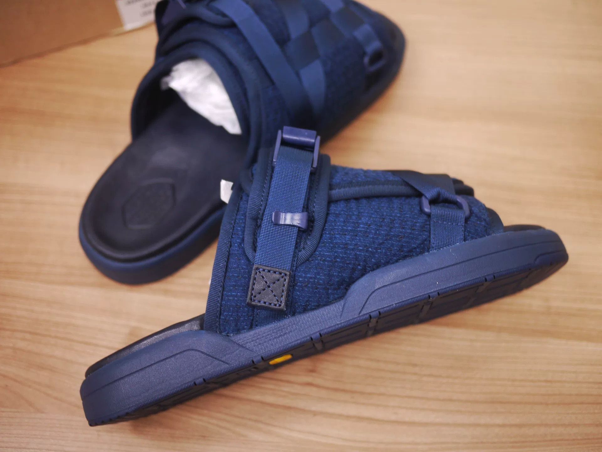 Visvim visvim ict christo navy slides Size US 11 / EU 44 - 5 Thumbnail