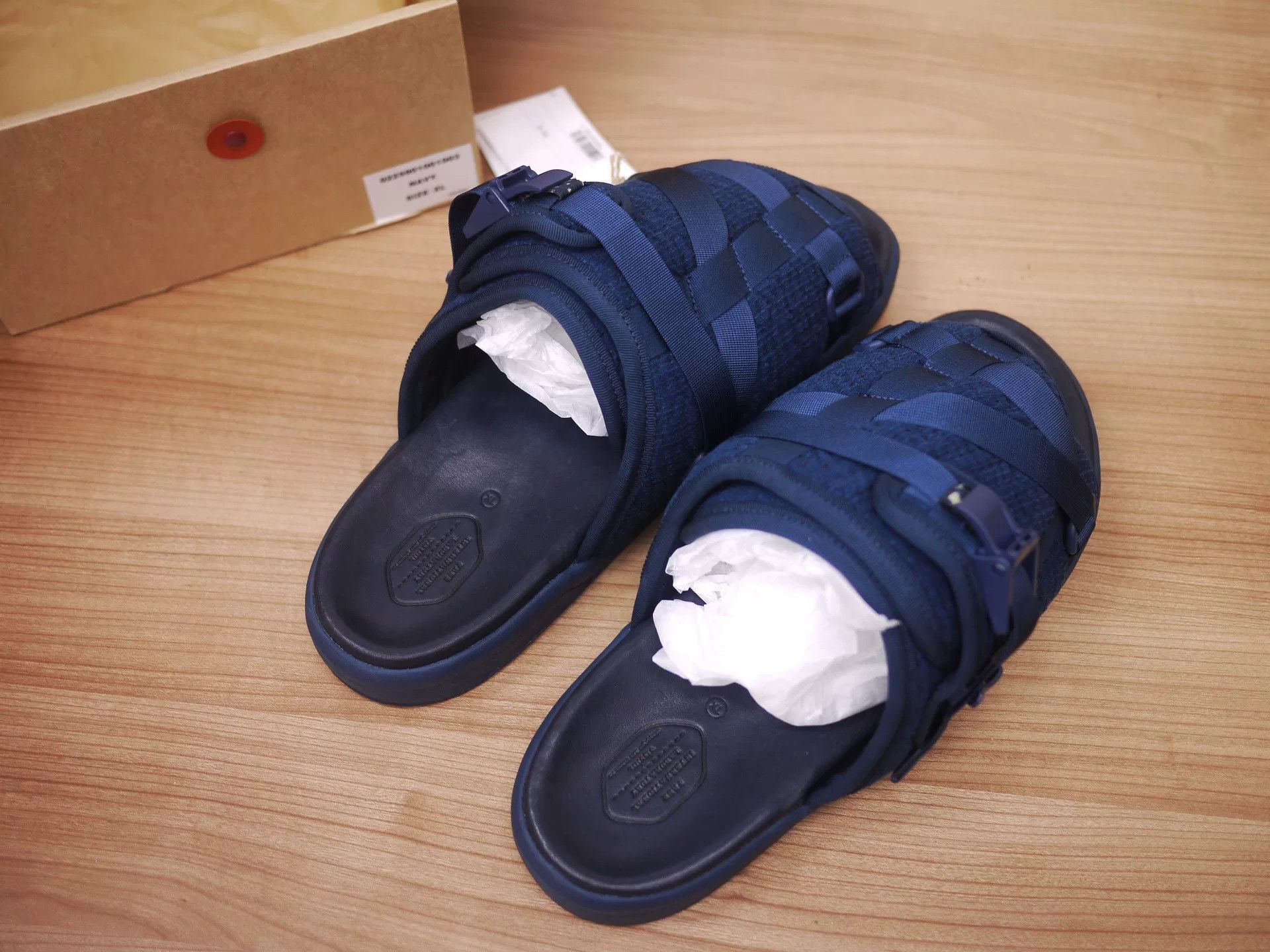 Visvim visvim ict christo navy slides Size US 11 / EU 44 - 4 Thumbnail