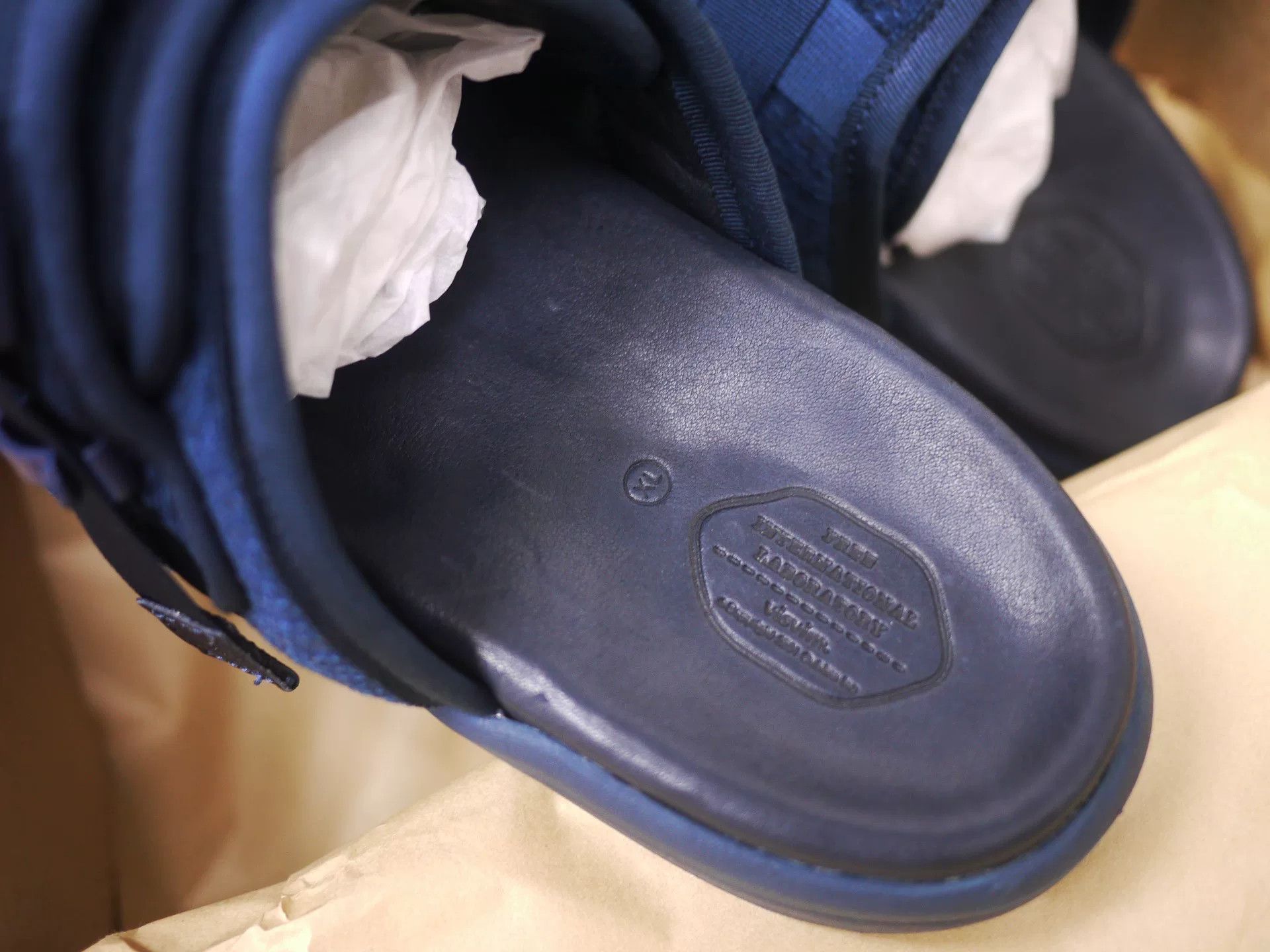 Visvim visvim ict christo navy slides Size US 11 / EU 44 - 8 Thumbnail
