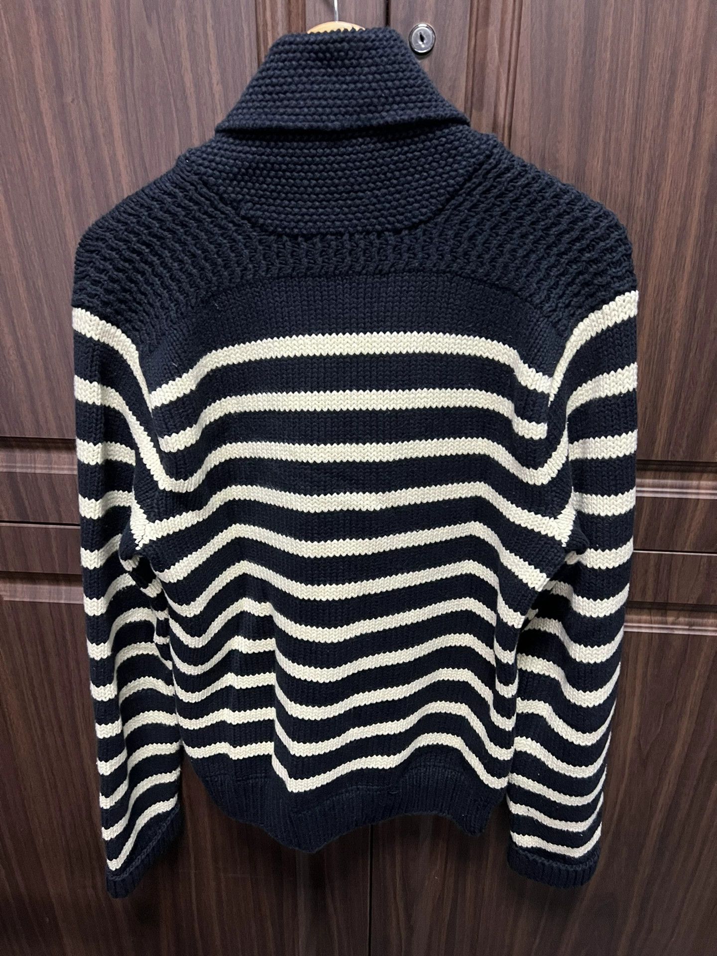 RRL Ralph Lauren striped rrl cardigan in navy and cream Size US M / EU 48-50 / 2 - 7 Thumbnail