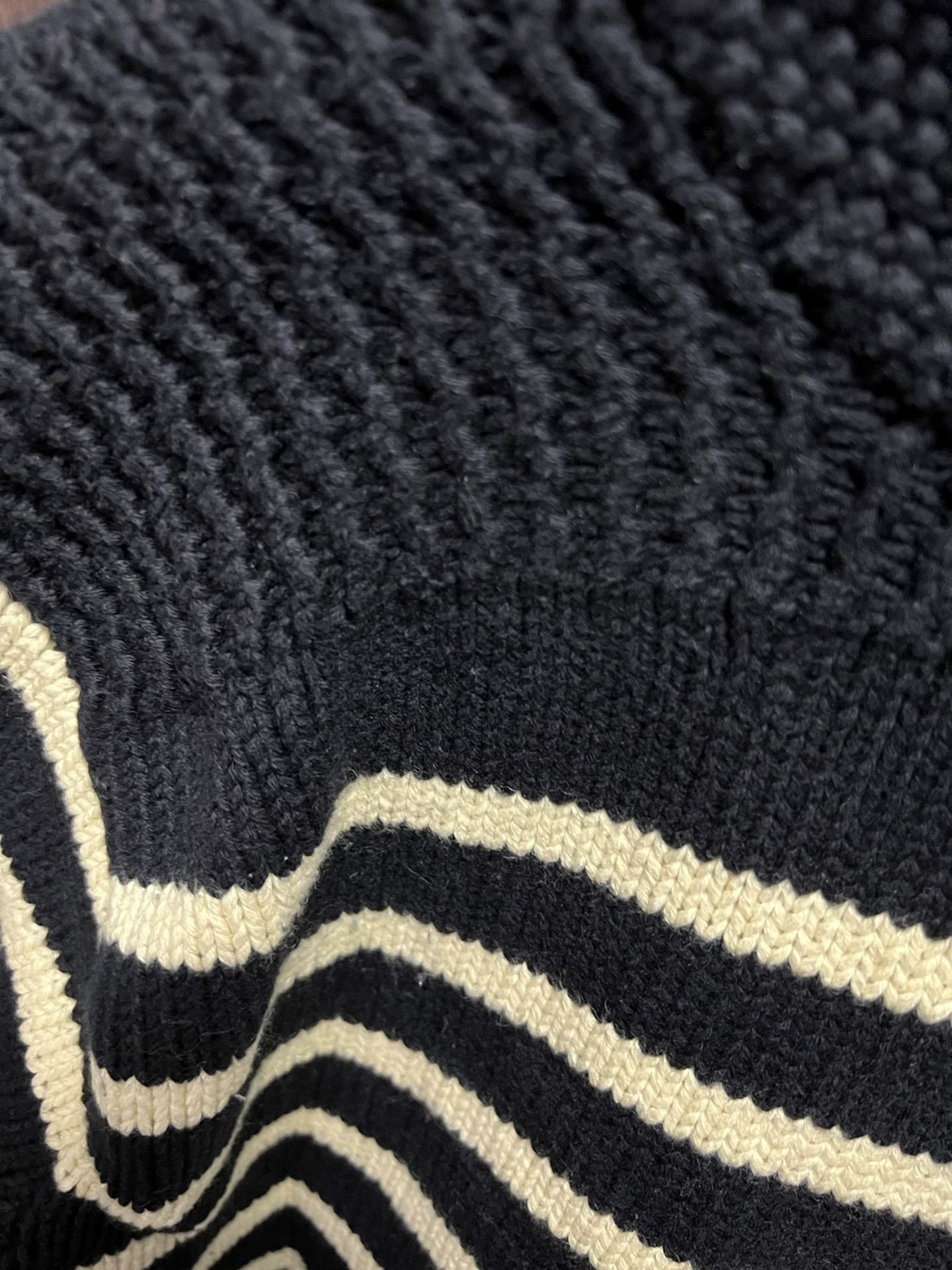 RRL Ralph Lauren striped rrl cardigan in navy and cream Size US M / EU 48-50 / 2 - 8 Thumbnail