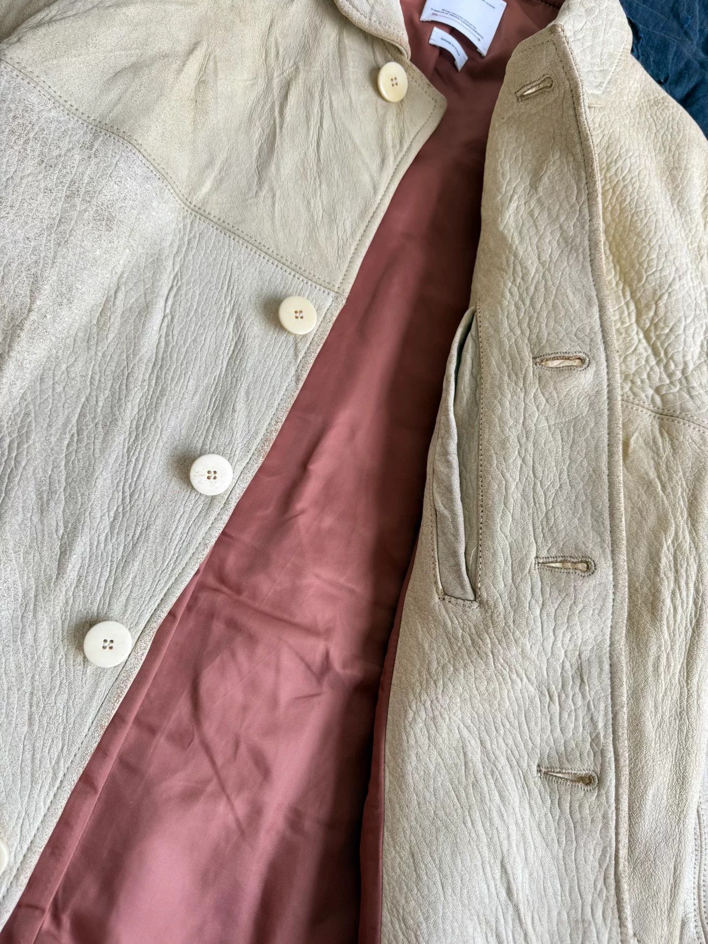 Visvim visvim eton jacket in ivory leather Size US L / EU 52-54 / 3 - 4 Thumbnail