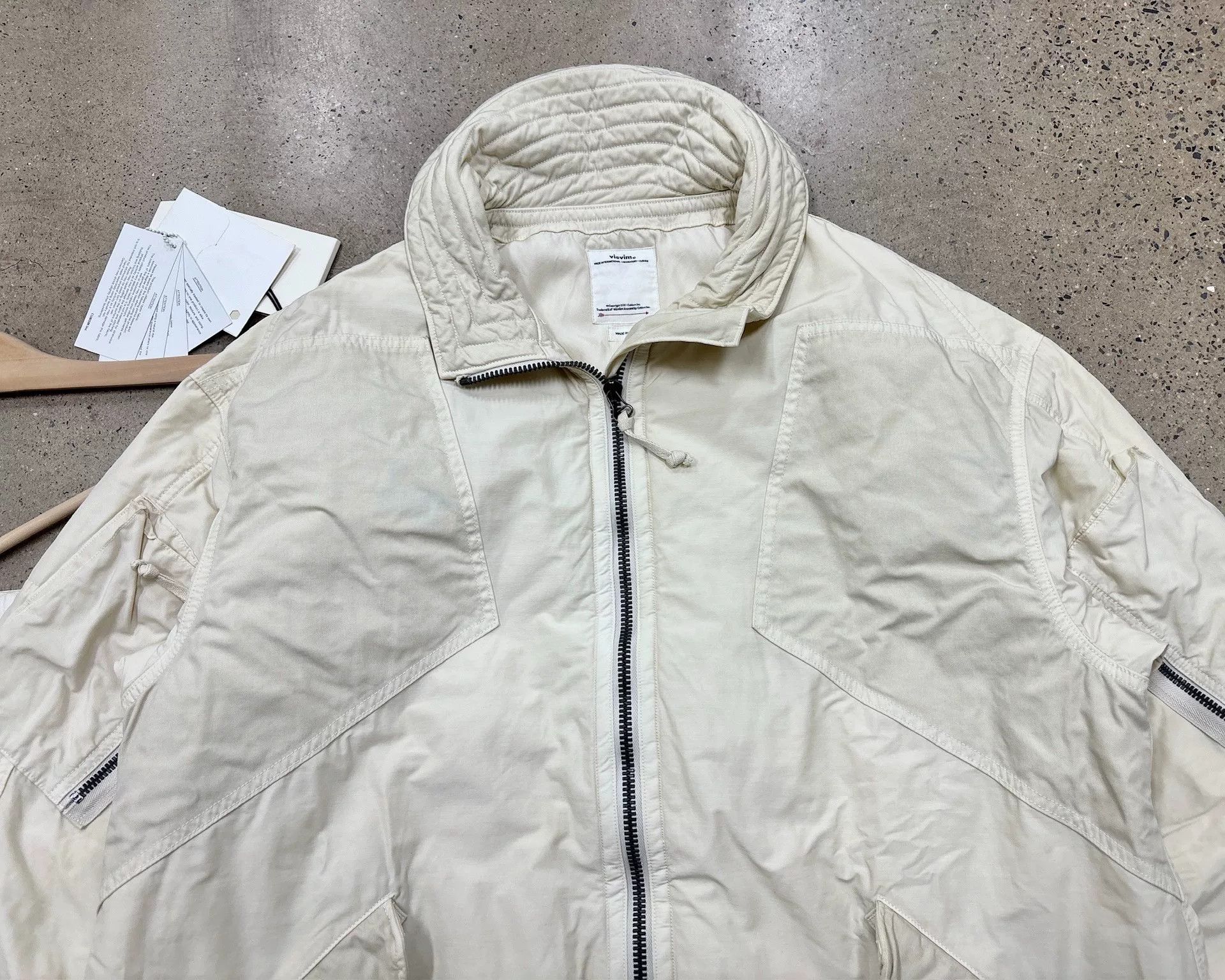 Visvim visvim mud dye jacket in ivory color Size US L / EU 52-54 / 3 - 4 Thumbnail