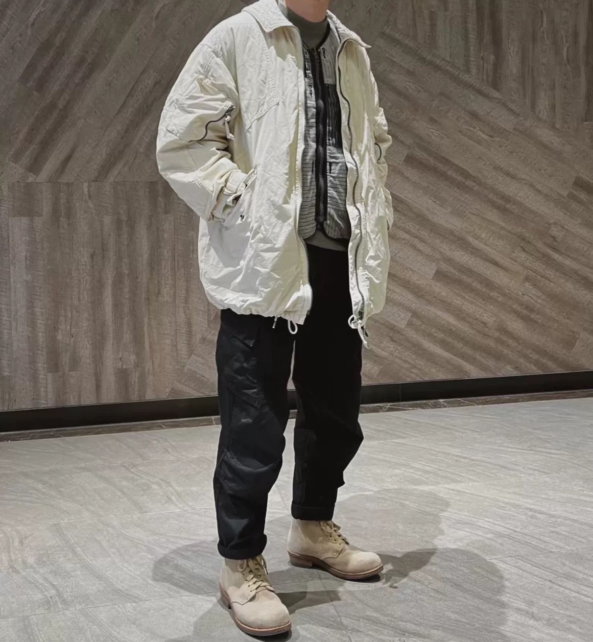 Visvim visvim mud dye jacket in ivory color Size US L / EU 52-54 / 3 - 3 Thumbnail