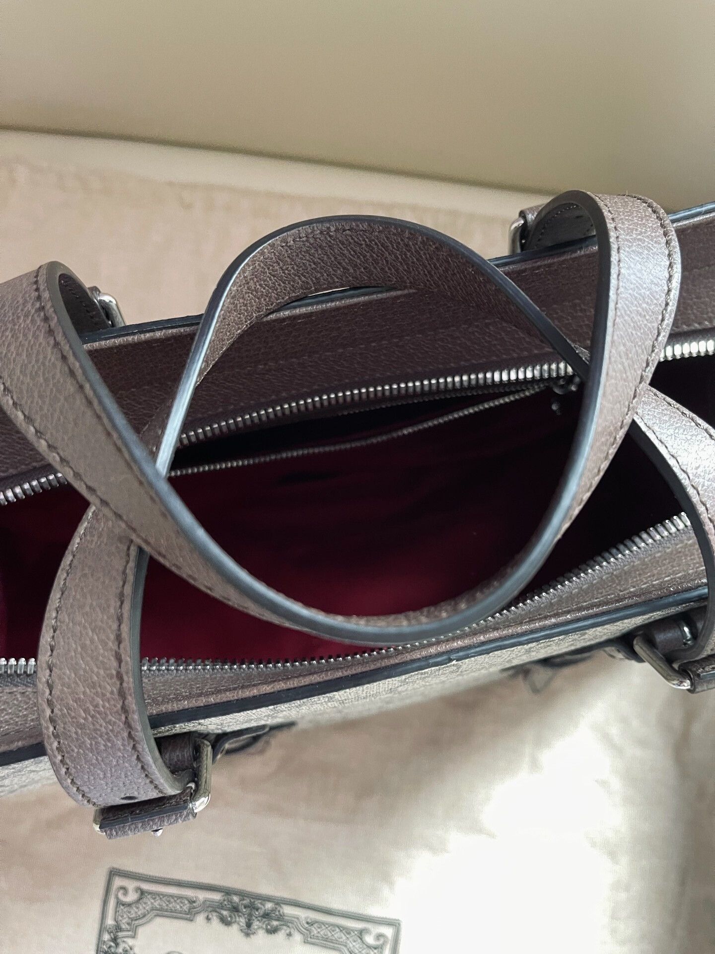 Gucci gucci gg supreme tote bag in beige Size ONE SIZE - 5 Thumbnail