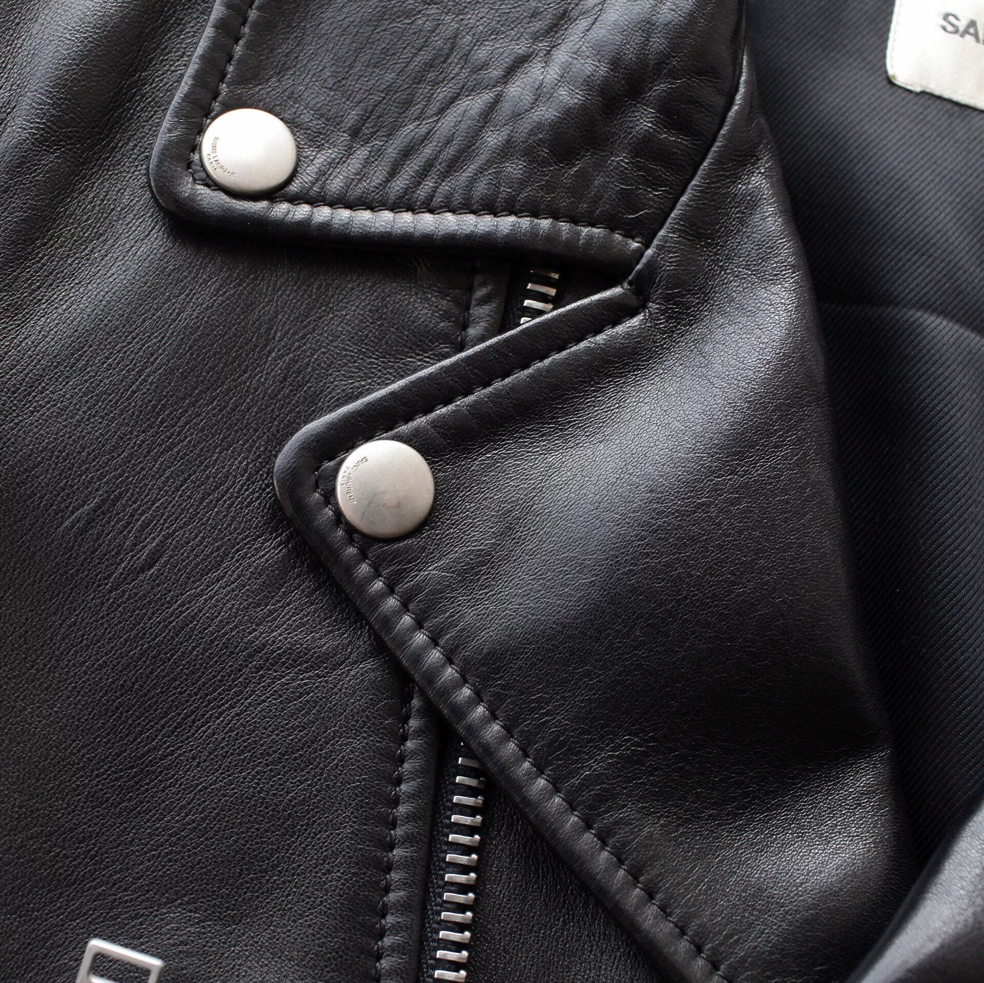 Saint Laurent Paris saint laurent paris black leather jacket Size M / US 6-8 / IT 42-44 - 6 Thumbnail