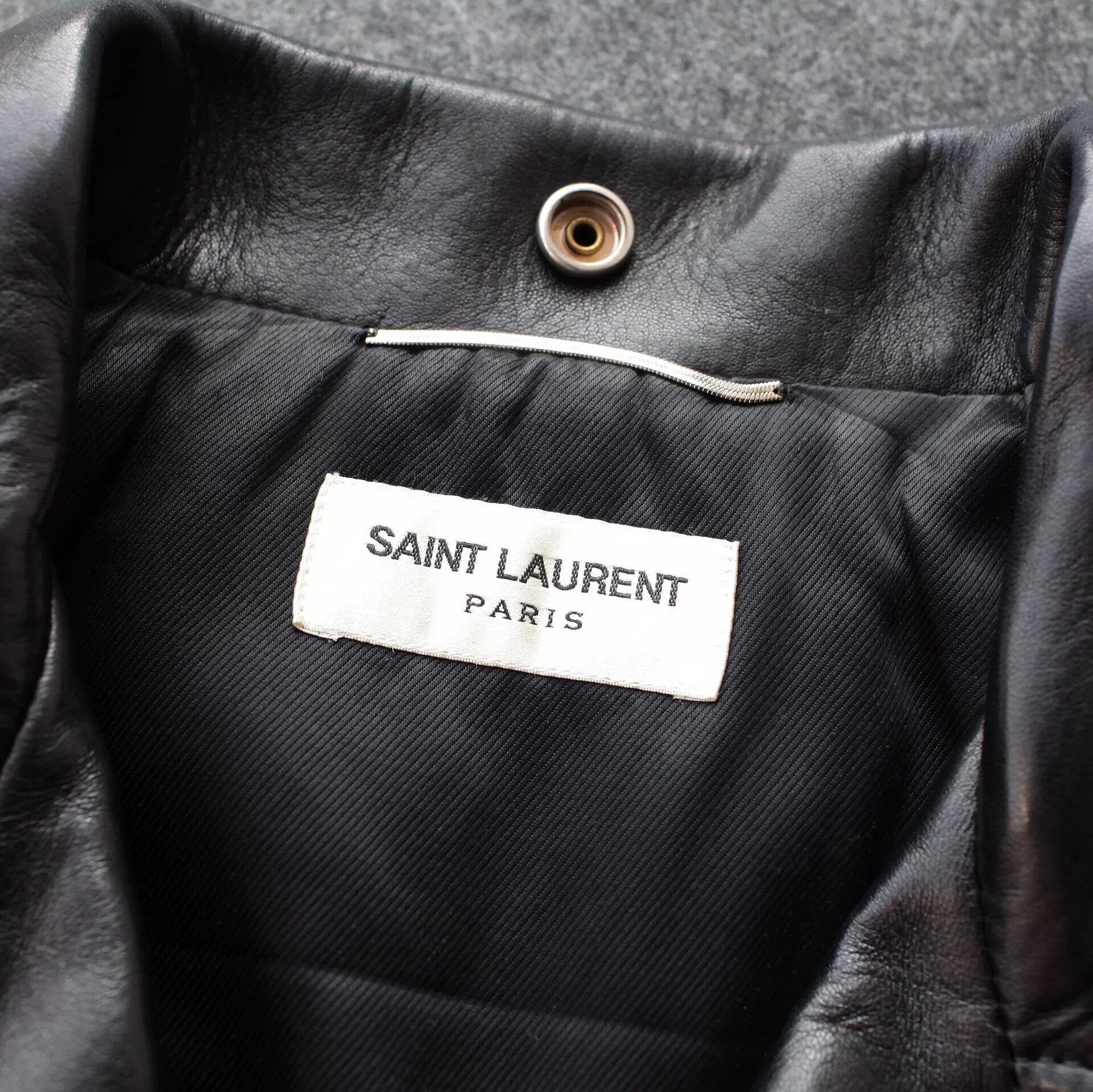 Saint Laurent Paris saint laurent paris black leather jacket Size M / US 6-8 / IT 42-44 - 5 Thumbnail