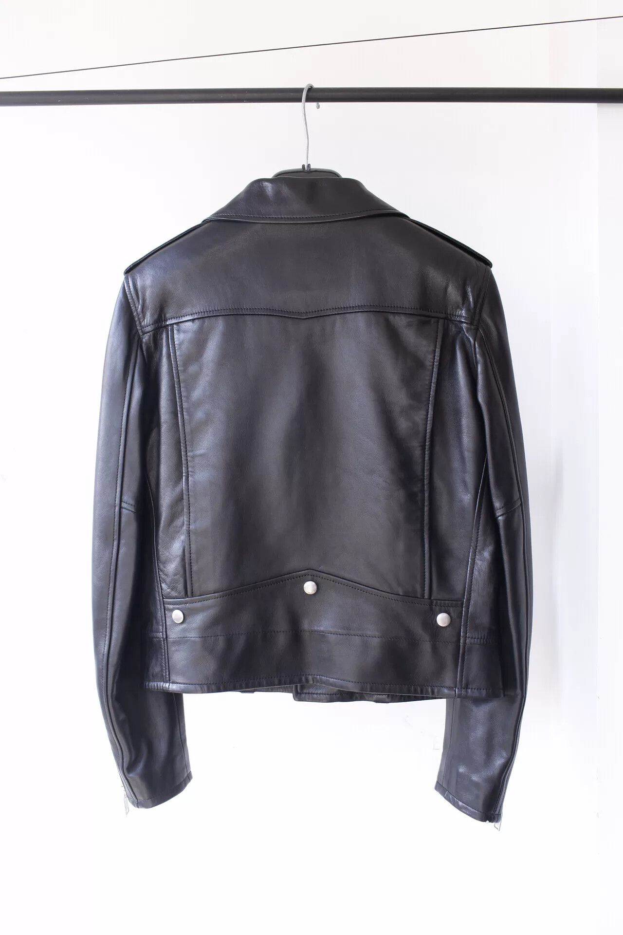 Saint Laurent Paris saint laurent paris black leather jacket Size M / US 6-8 / IT 42-44 - 3 Thumbnail