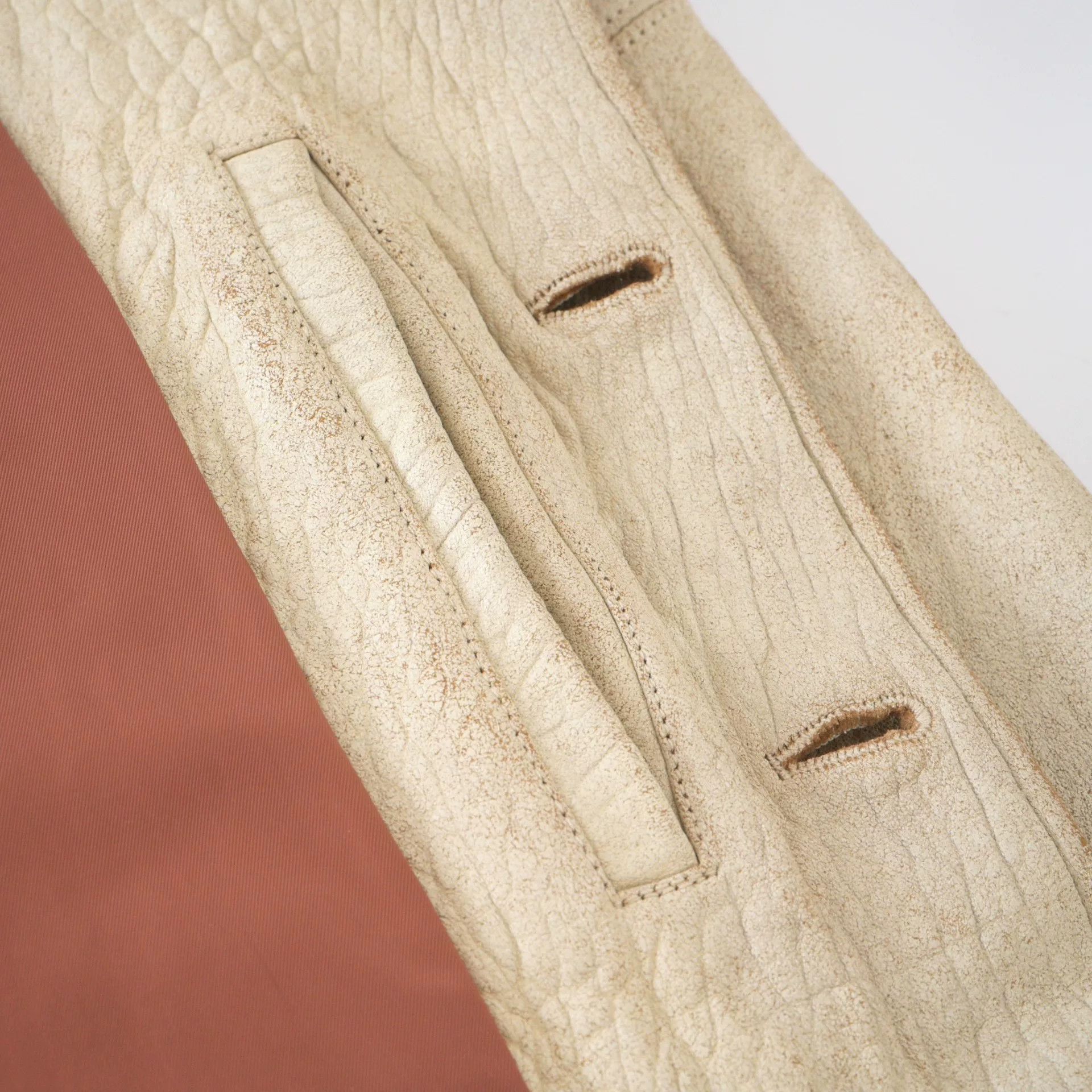 Visvim visvim eton jacket in ivory leather Size US L / EU 52-54 / 3 - 7 Thumbnail